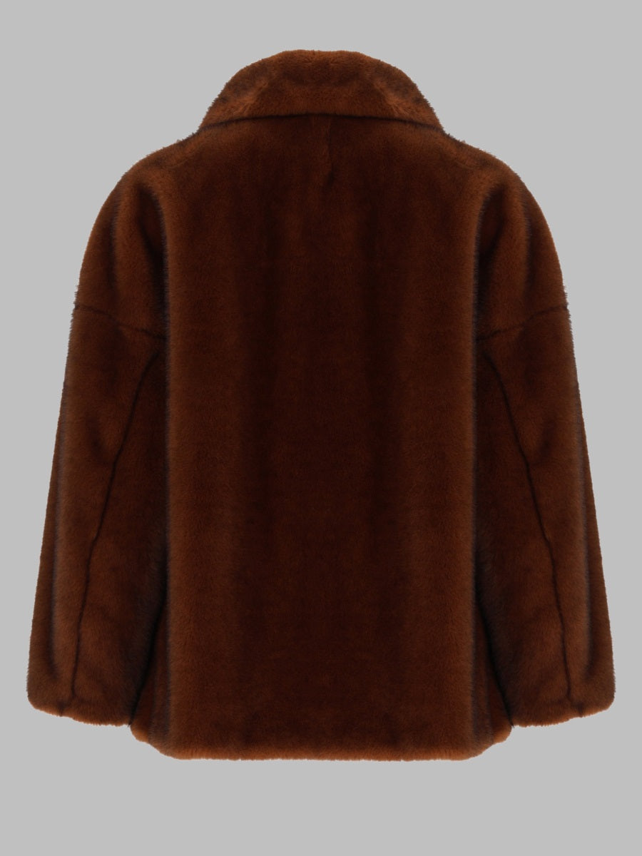 Herno Women Cappotto In Eco-Pelliccia HERNO