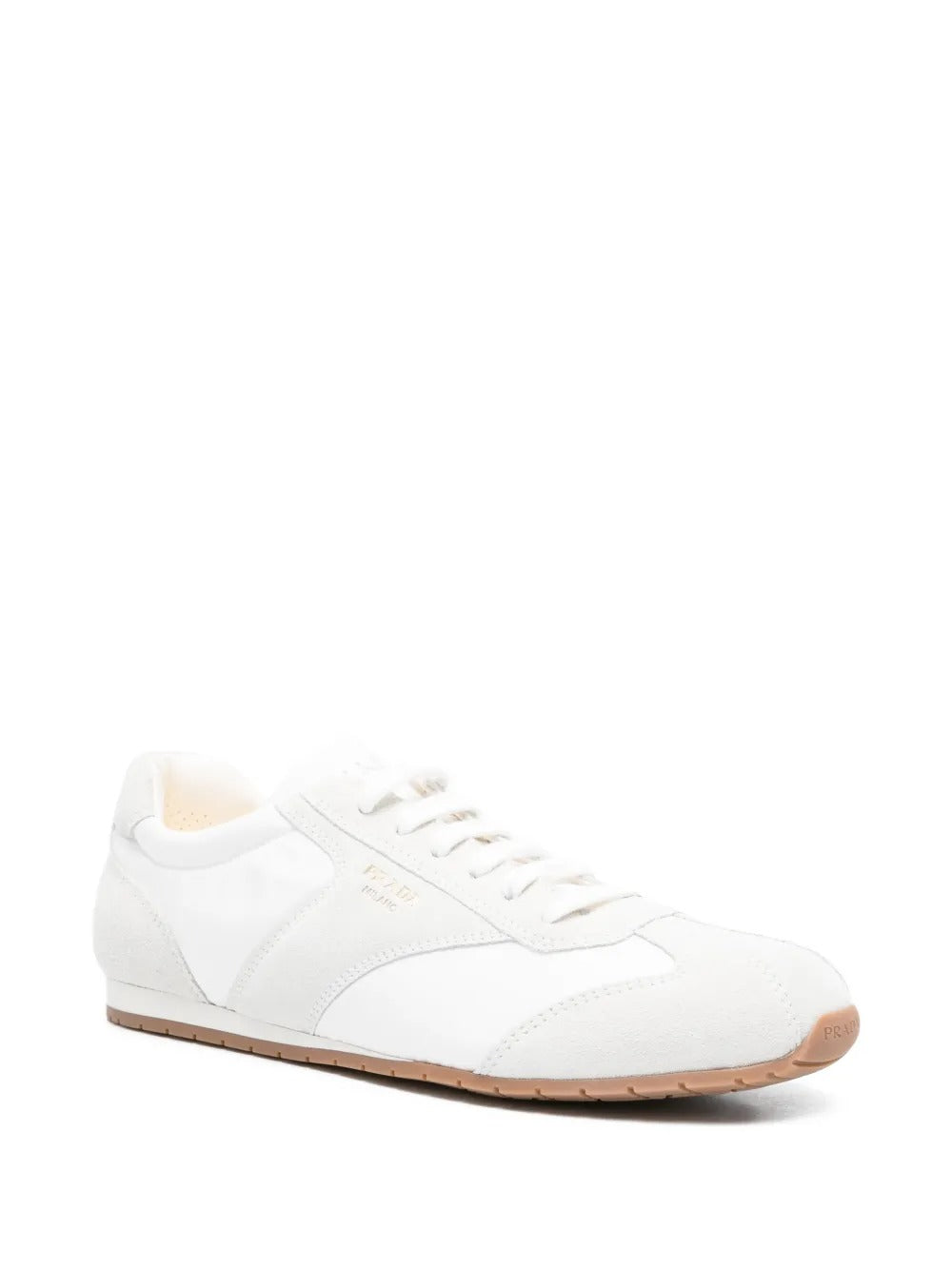 Prada Men Fabric And Suede Sneakers PRADA