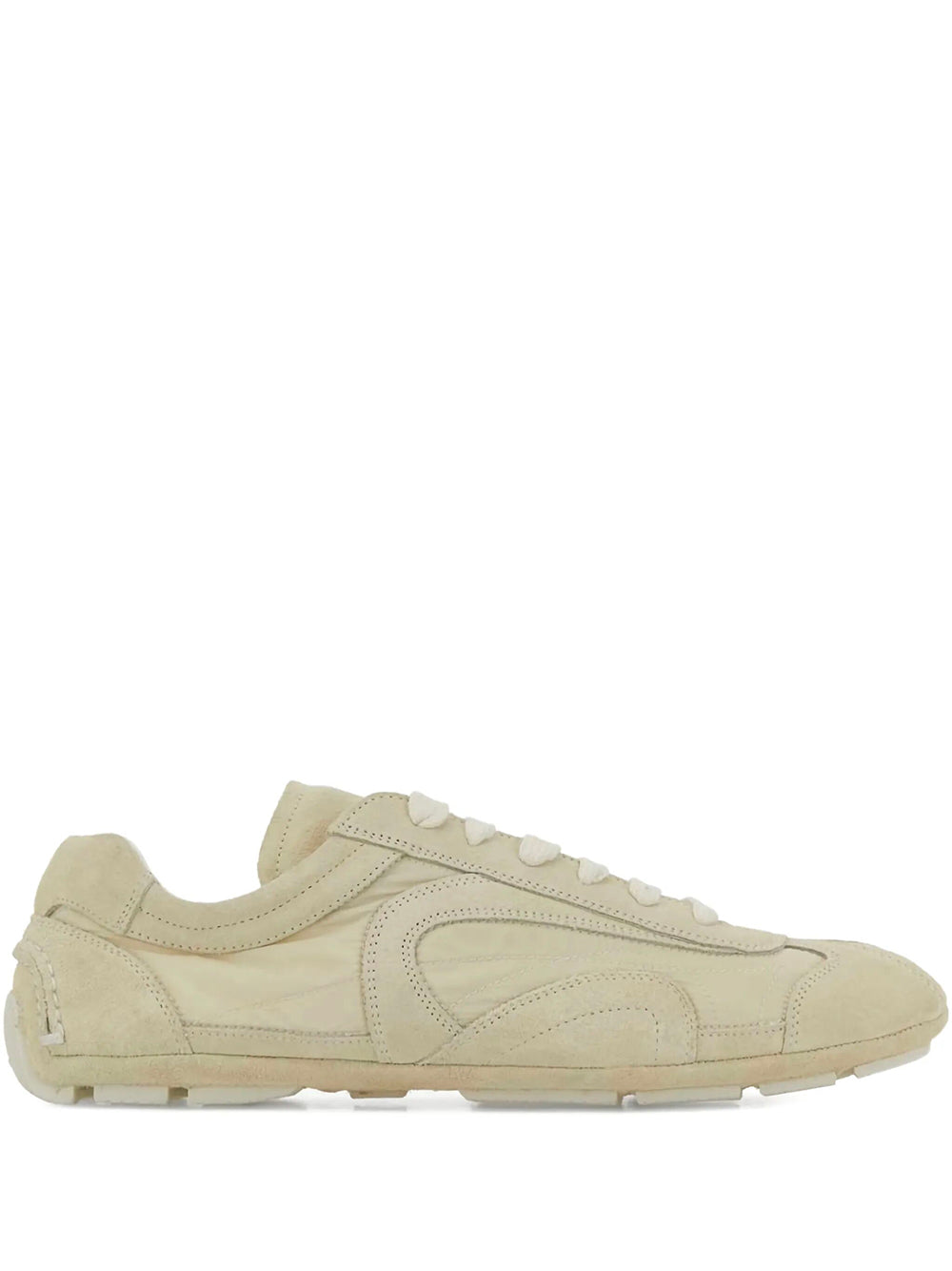 Prada Men Montecarlo Re-Edition 2025 Nylon And Suede Sneakers PRADA