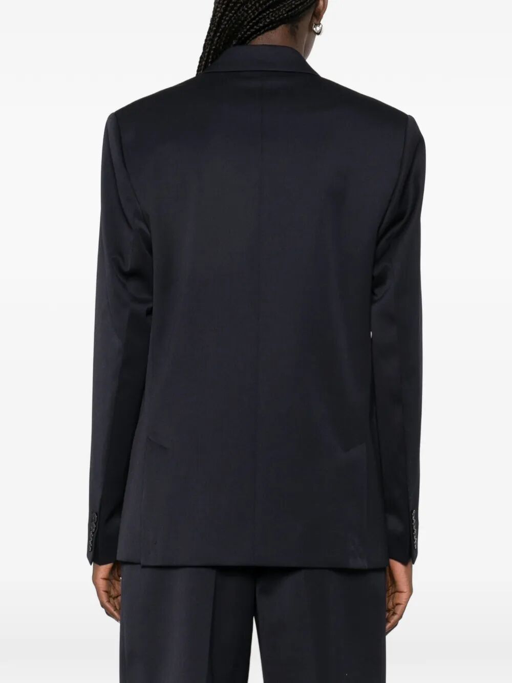 Victoria Beckham Women Double-Breasted Wool Tailored Jacket VICTORIA BECKHAM