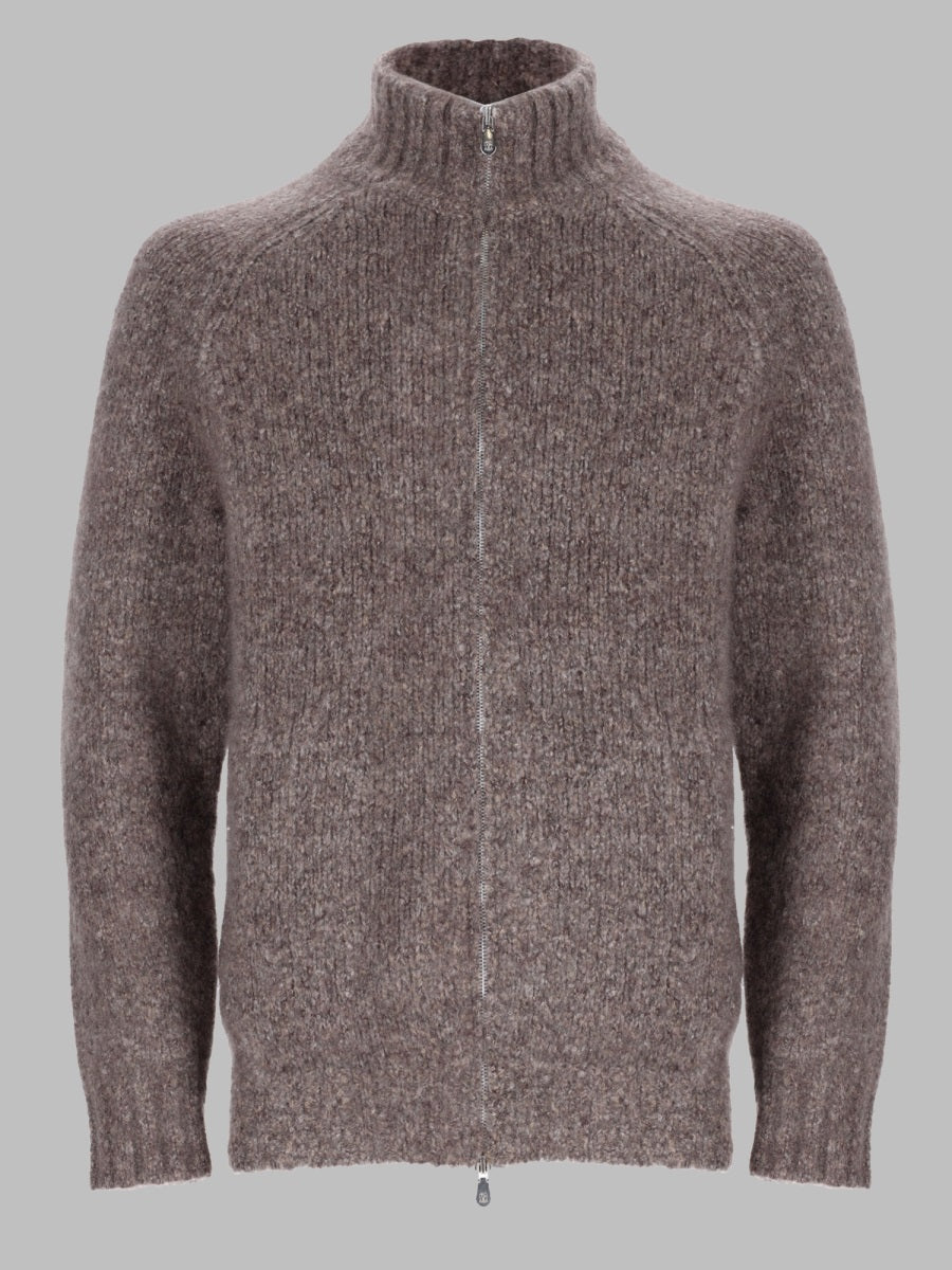Brunello Cucinelli Men Cardigan In Cashmere Con Zip BRUNELLO CUCINELLI