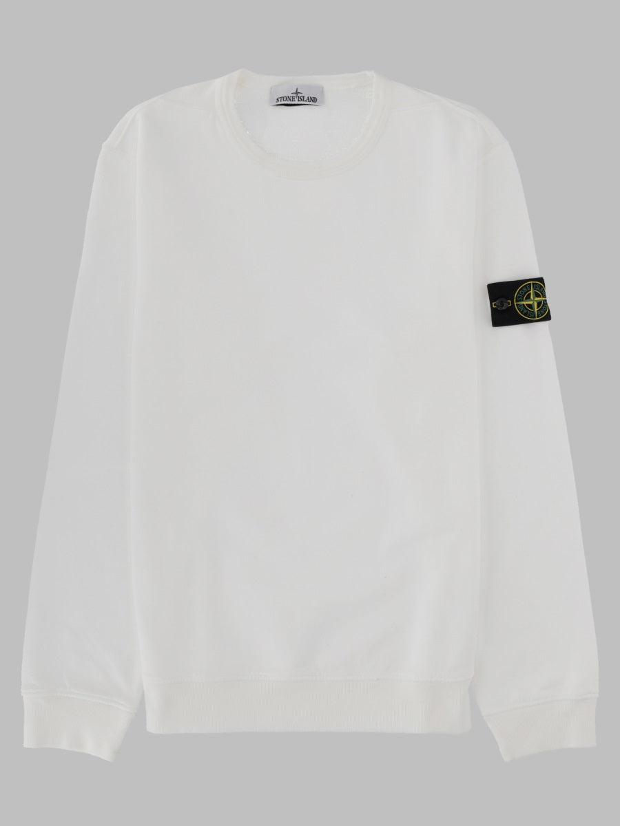 Stone Island Men Felpa Con Patch Logo STONE ISLAND