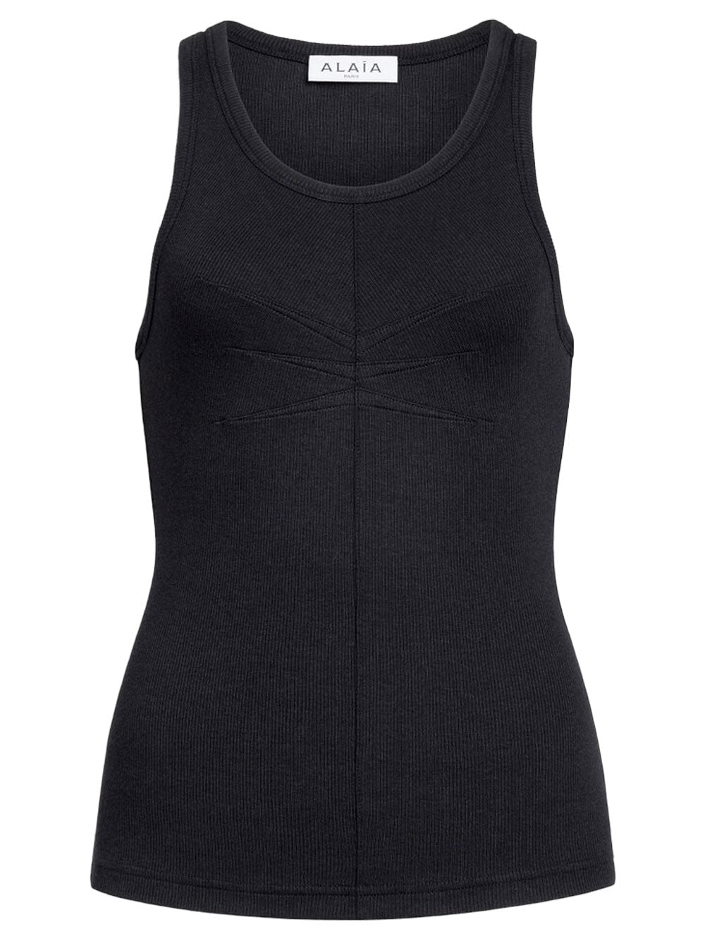 Alaia Women Darts Cotton Tank Top ALAIA