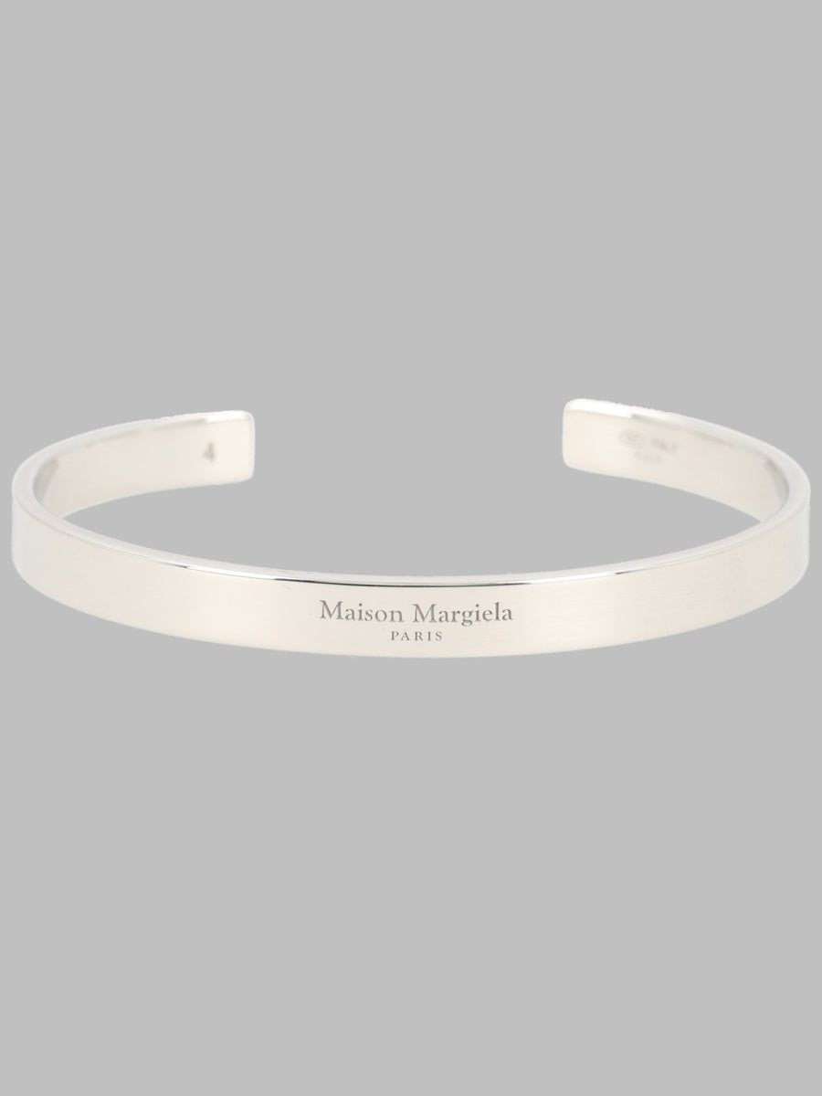 Maison Margiela Unisex Bracciale "Manchette Plat" Con Logo MAISON MARGIELA