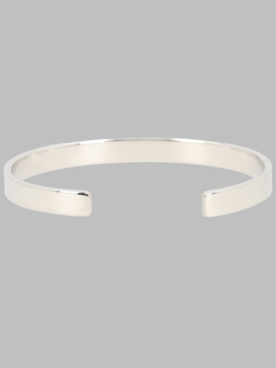 Maison Margiela Unisex Bracciale "Manchette Plat" Con Logo MAISON MARGIELA