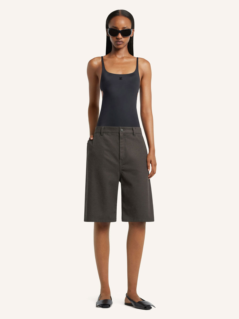 Courreges Women Cut-Out One Piece Swimsuit COURREGES
