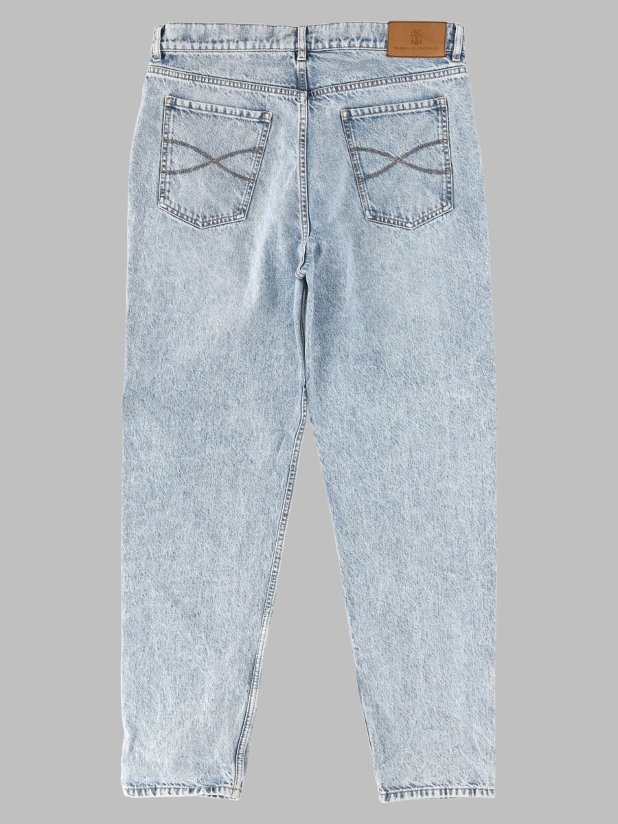 Brunello Cucinelli Men Jeans In Denim Di Cotone BRUNELLO CUCINELLI