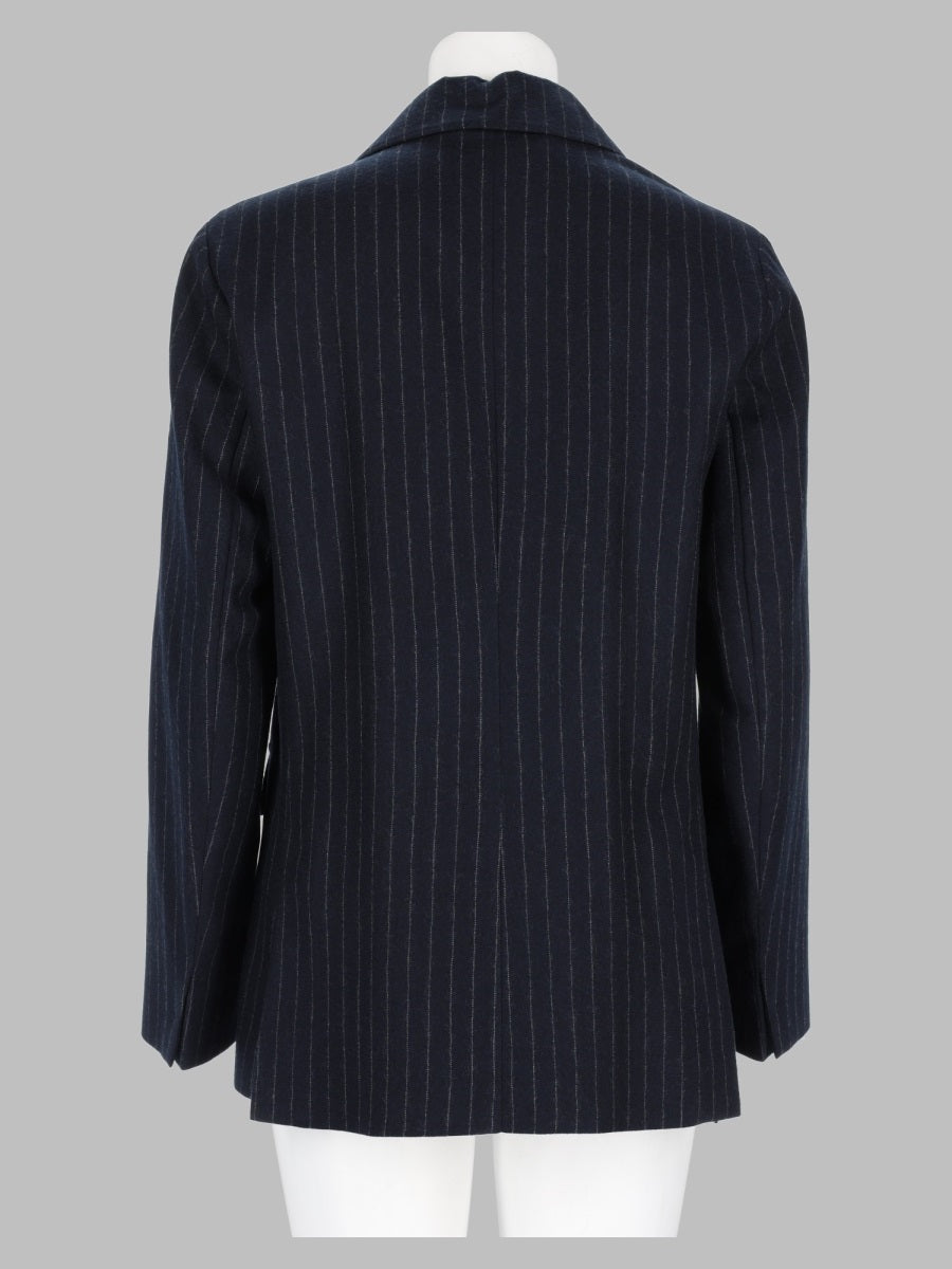 S Max Mara Women Giacca Doppiopetto In Lana Gessata S MAX MARA