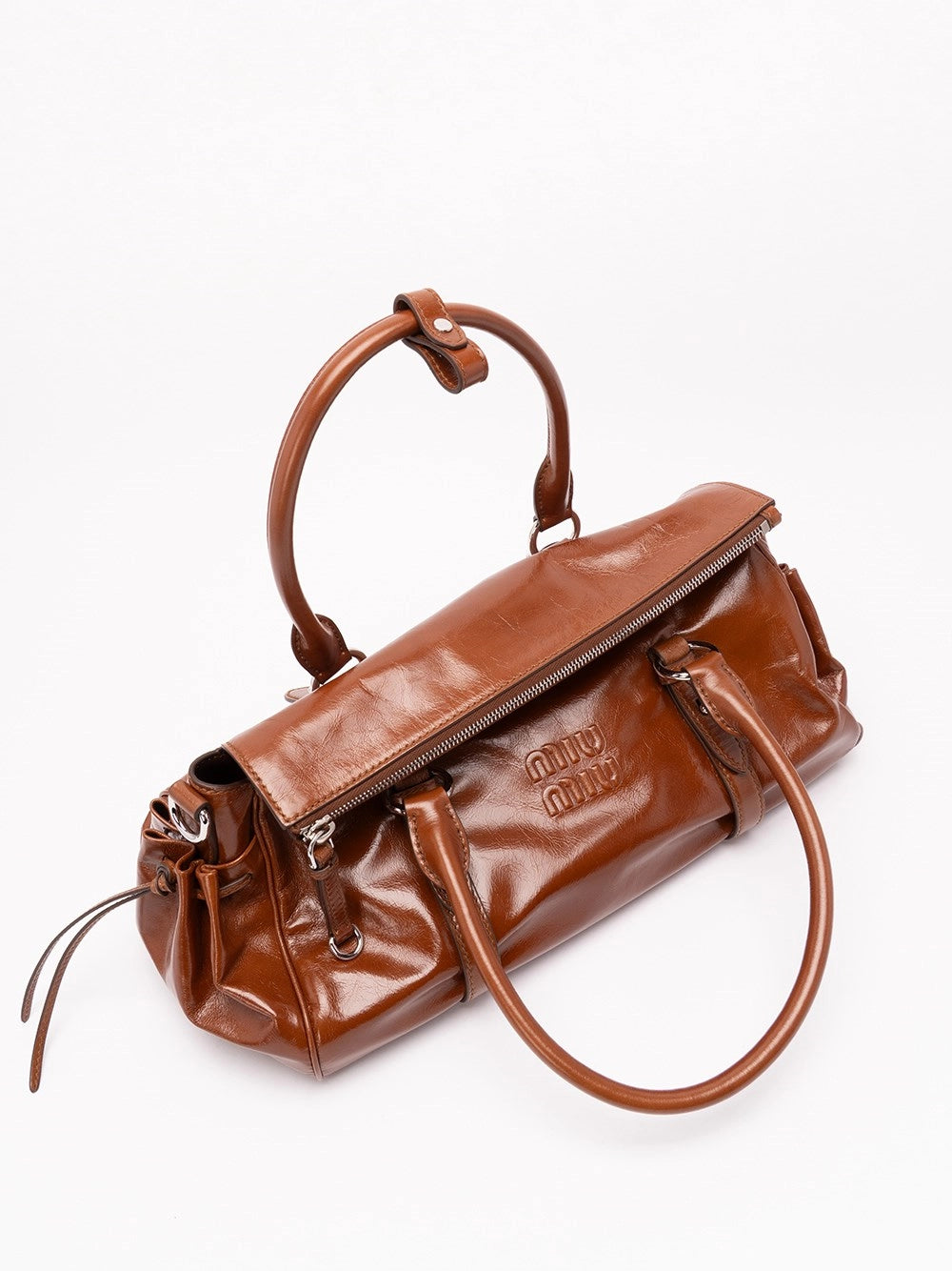 Miu Miu Women Shiny Leather Handbag MIU MIU