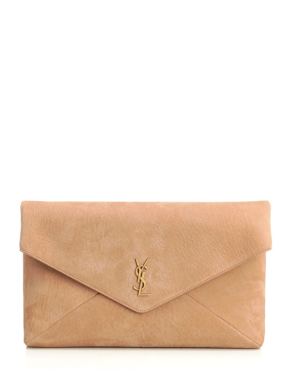 Saint Laurent Women Cassandre Envelope Clutch In Nubuck Leather SAINT LAURENT