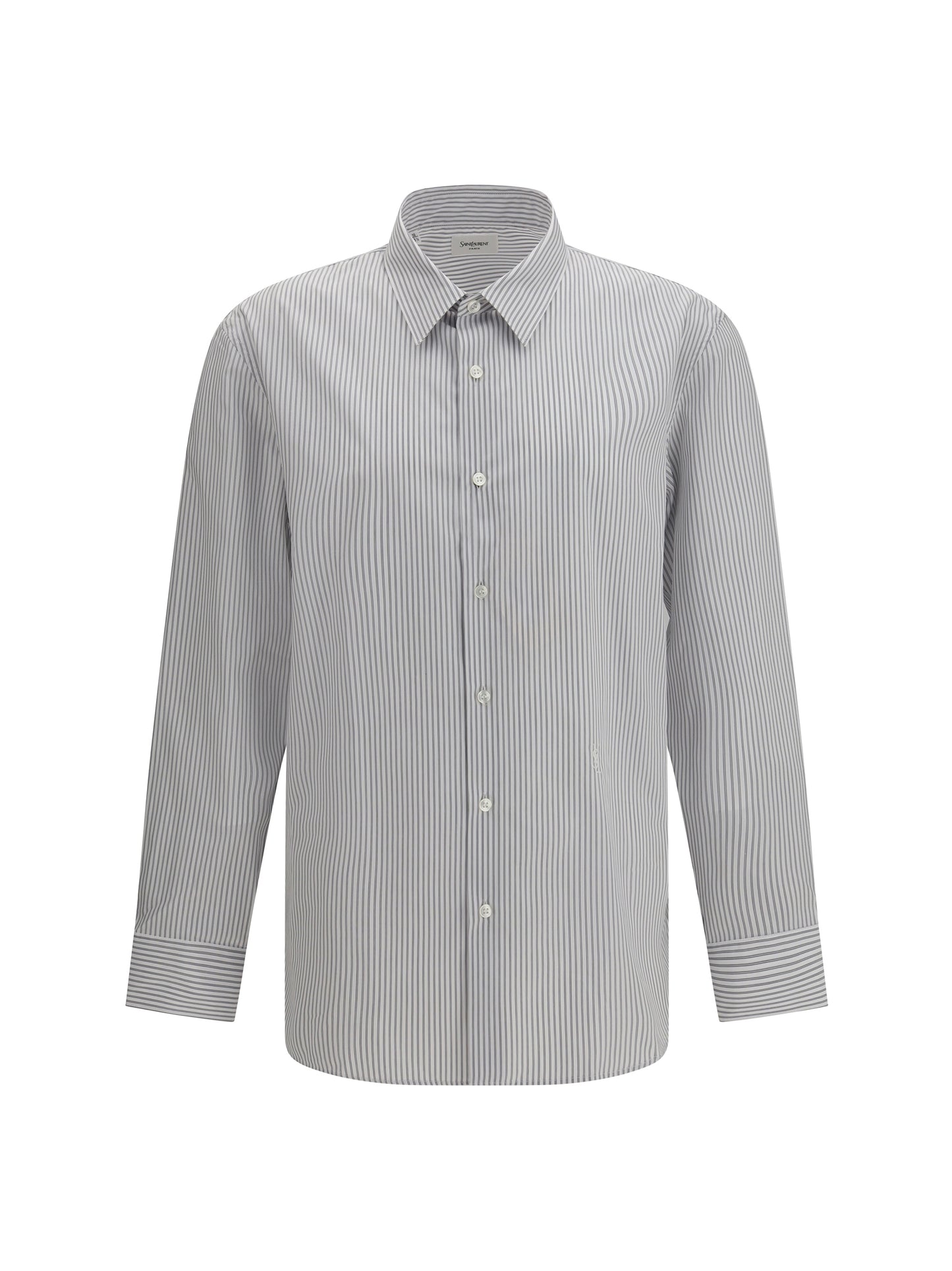 Saint Laurent Men Striped Shirt With Button Fastening SAINT LAURENT