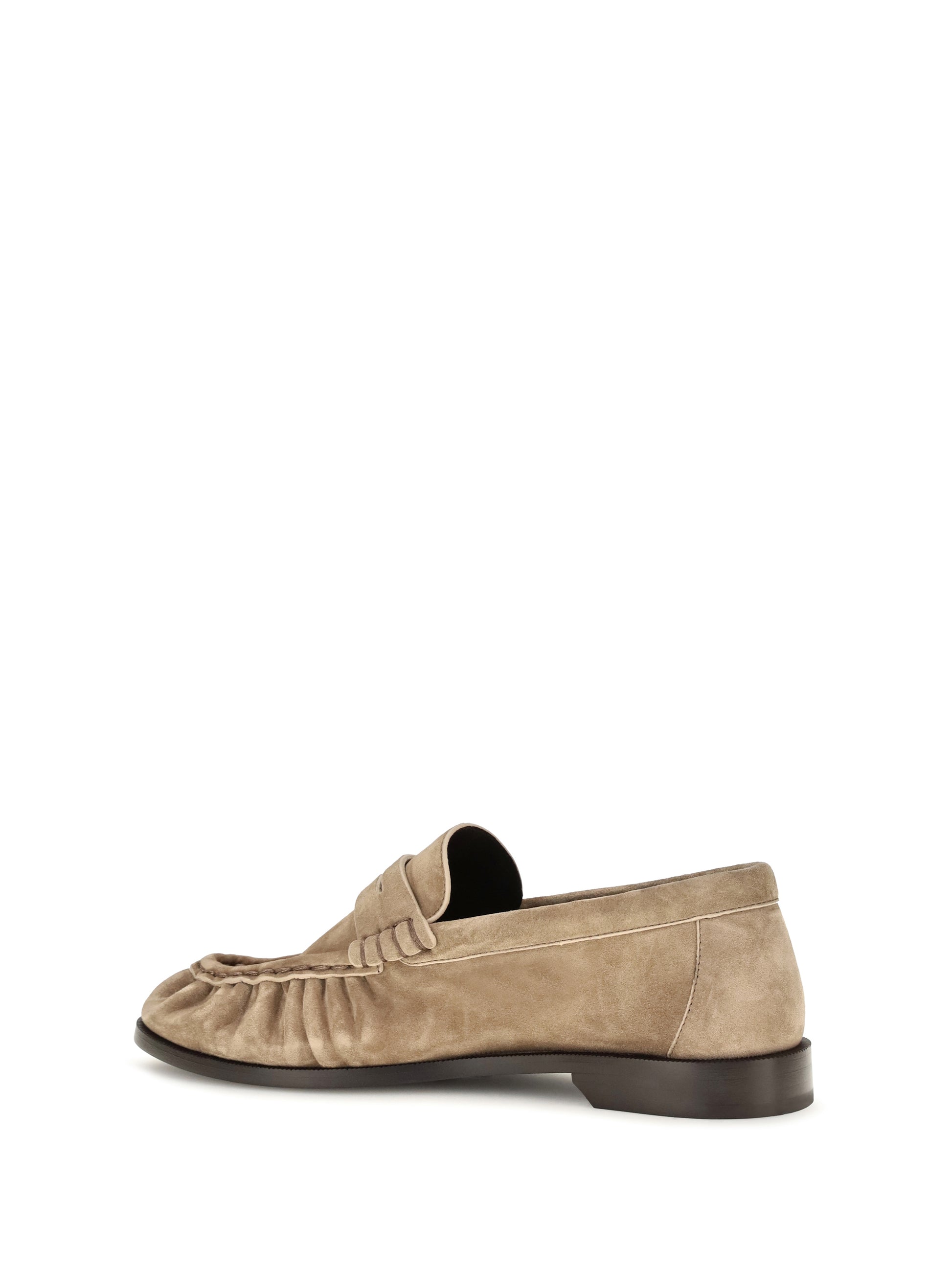 Saint Laurent Women Le Loafer Suede Loafers SAINT LAURENT