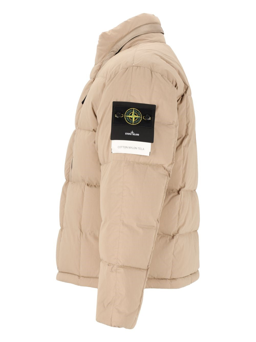 Stone Island Men Quilted Down Jacket With Hood STONE ISLAND