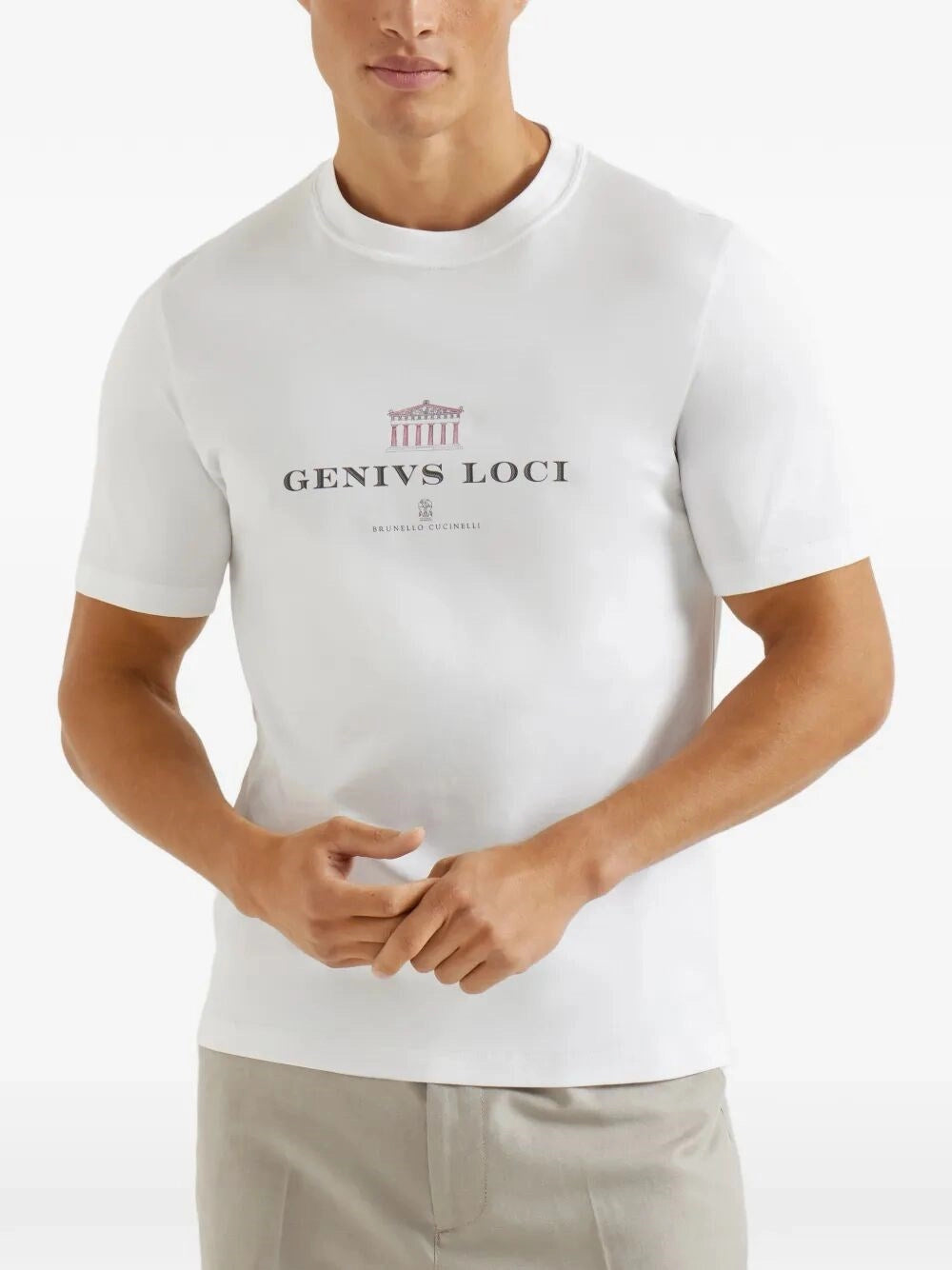 Brunello Cucinelli Men Crew-Neck T-Shirt BRUNELLO CUCINELLI