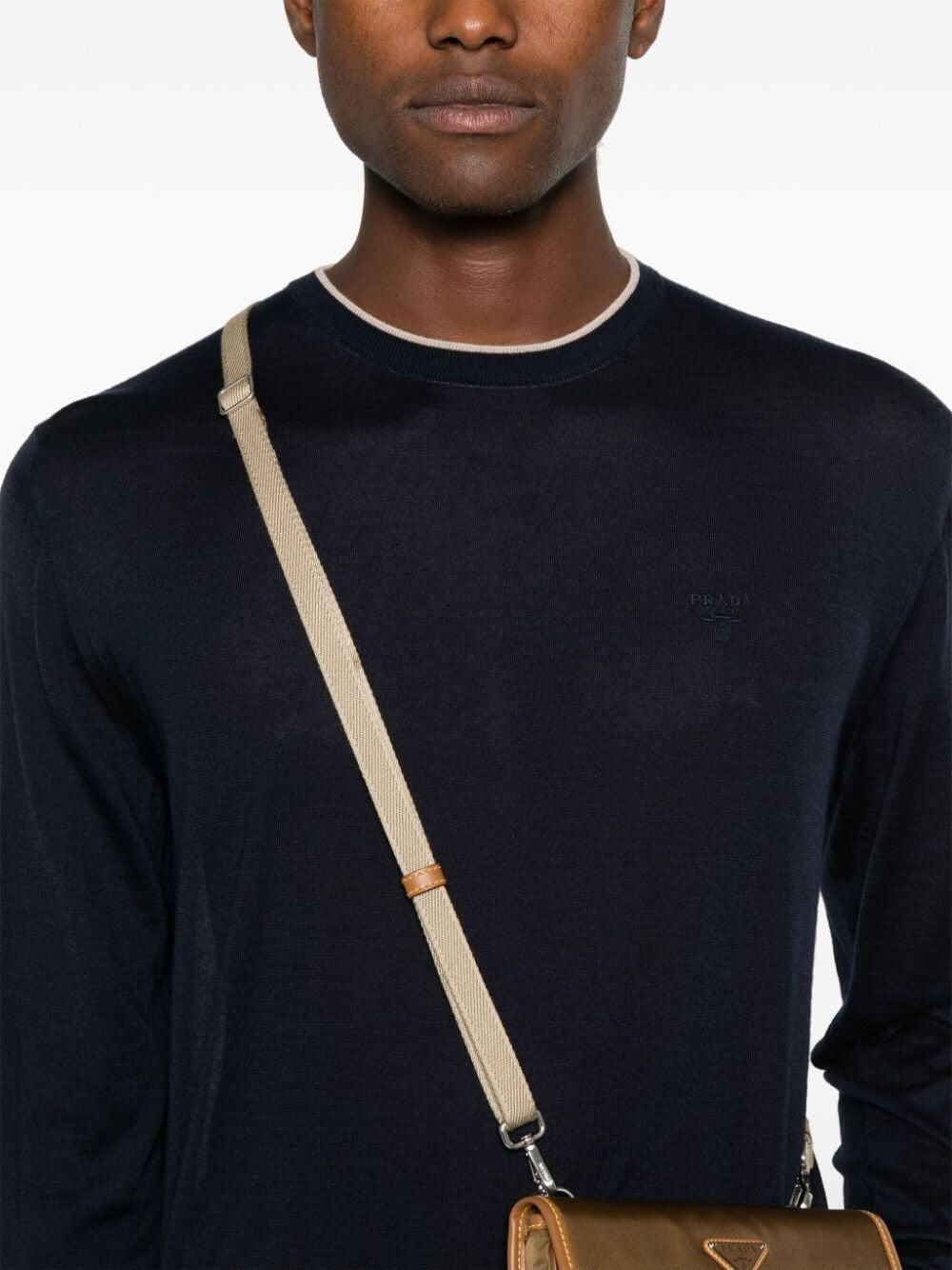 Prada Men Round-Neck Sweater
