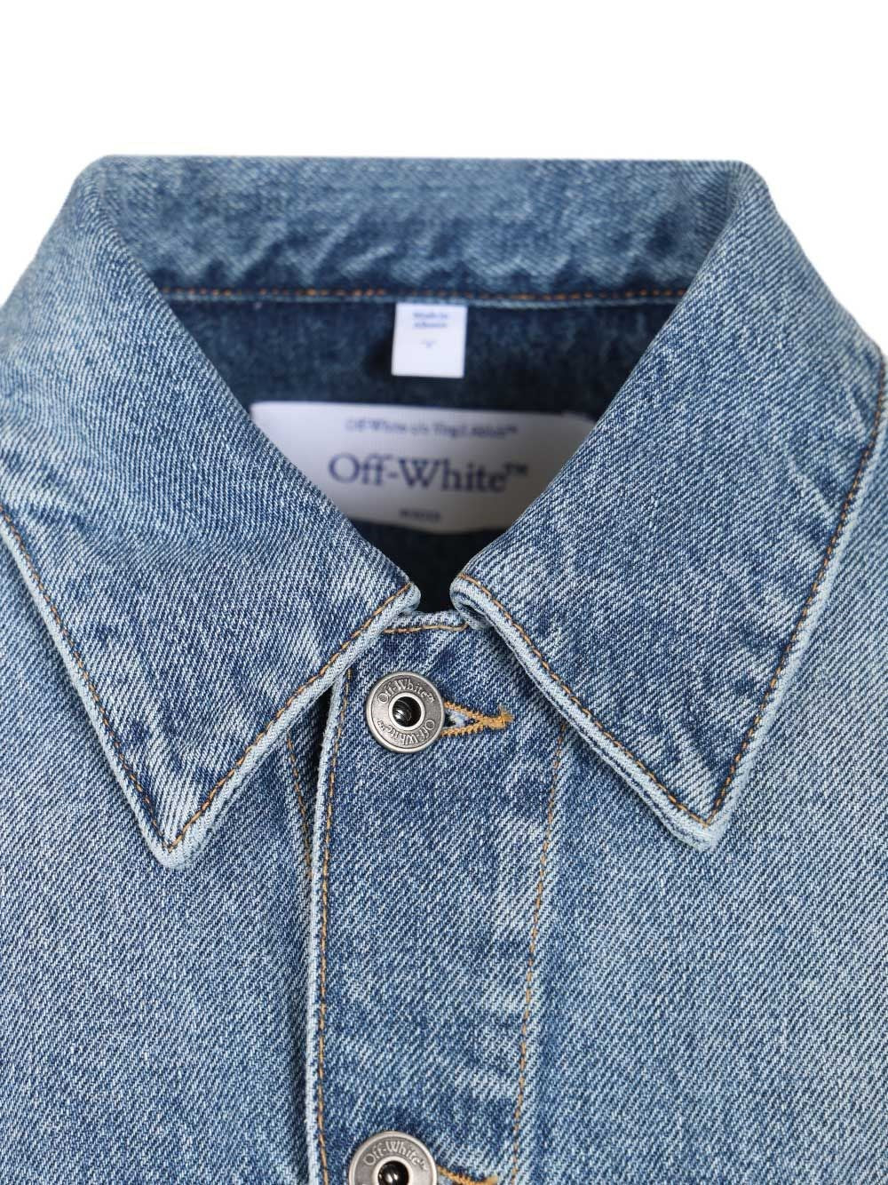 Off-White Men Denim Jacket OFF-WHITE