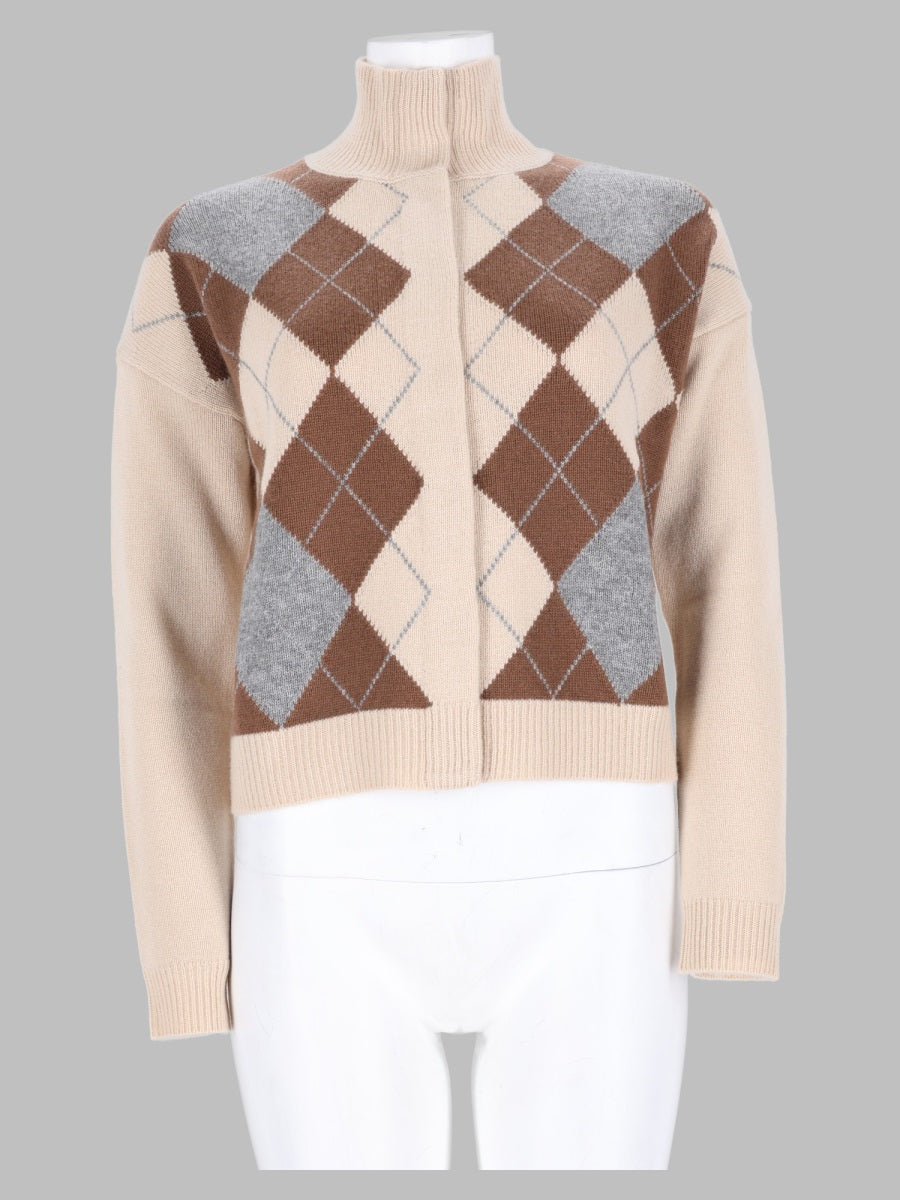 Max Mara Studio Women Cardigan "Pacche" In Lana E Cashmere MAX MARA STUDIO