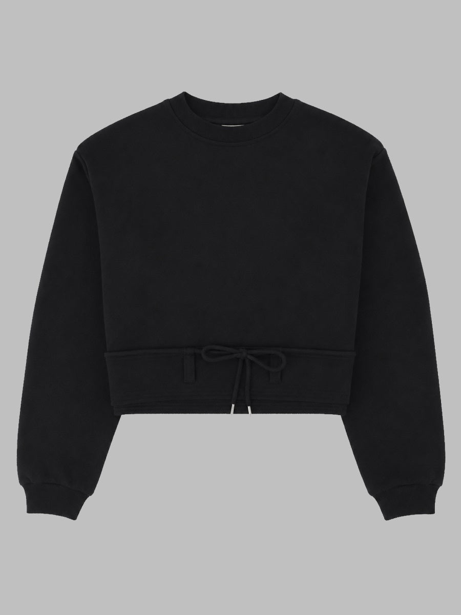 Dries Van Noten Women Felpa Cropped Con Coulisse DRIES VAN NOTEN