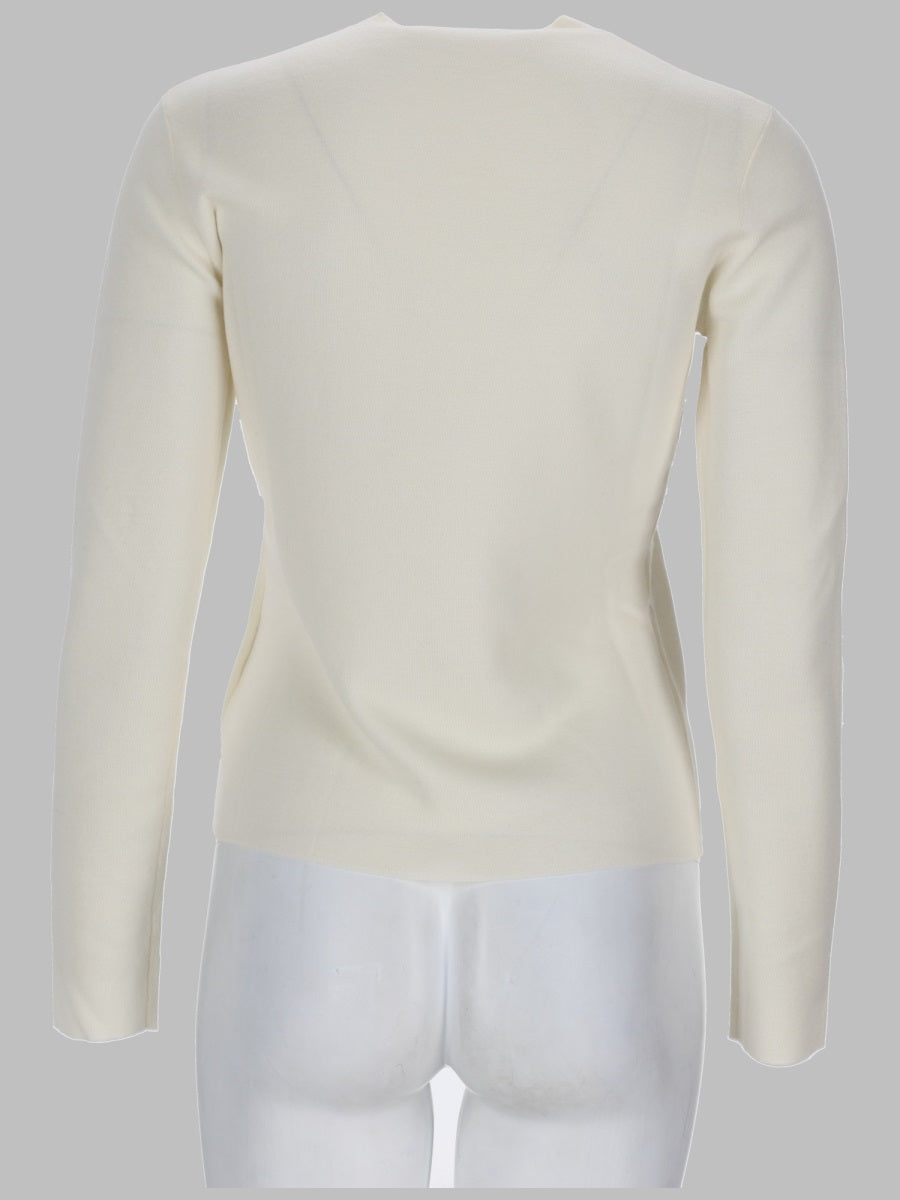 Max Mara Women Maglia In Filato Di Lana Con Logo A Rilievo MAX MARA