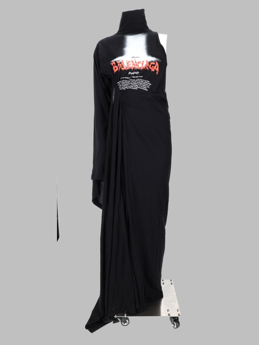 Balenciaga Women Abito "The Door" Lungo Drappeggiato BALENCIAGA