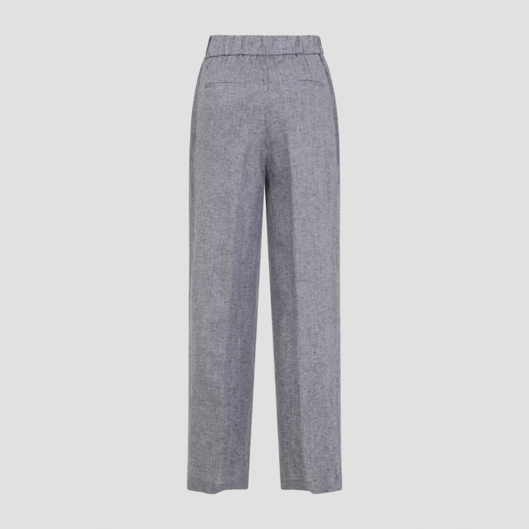 Peserico Linen Straight Pants Women PESERICO