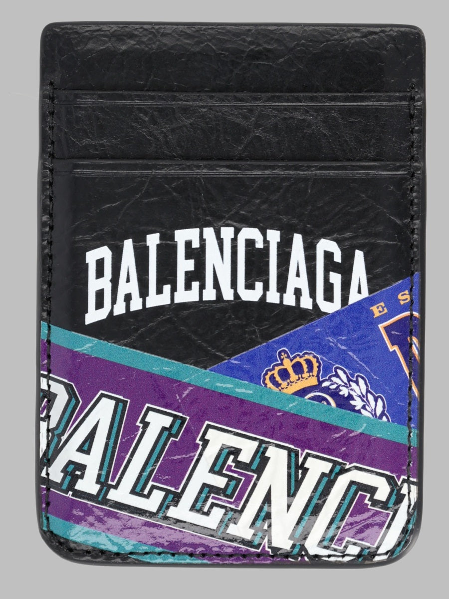 Balenciaga Men Portacarte Magnetico Con Stampa BALENCIAGA