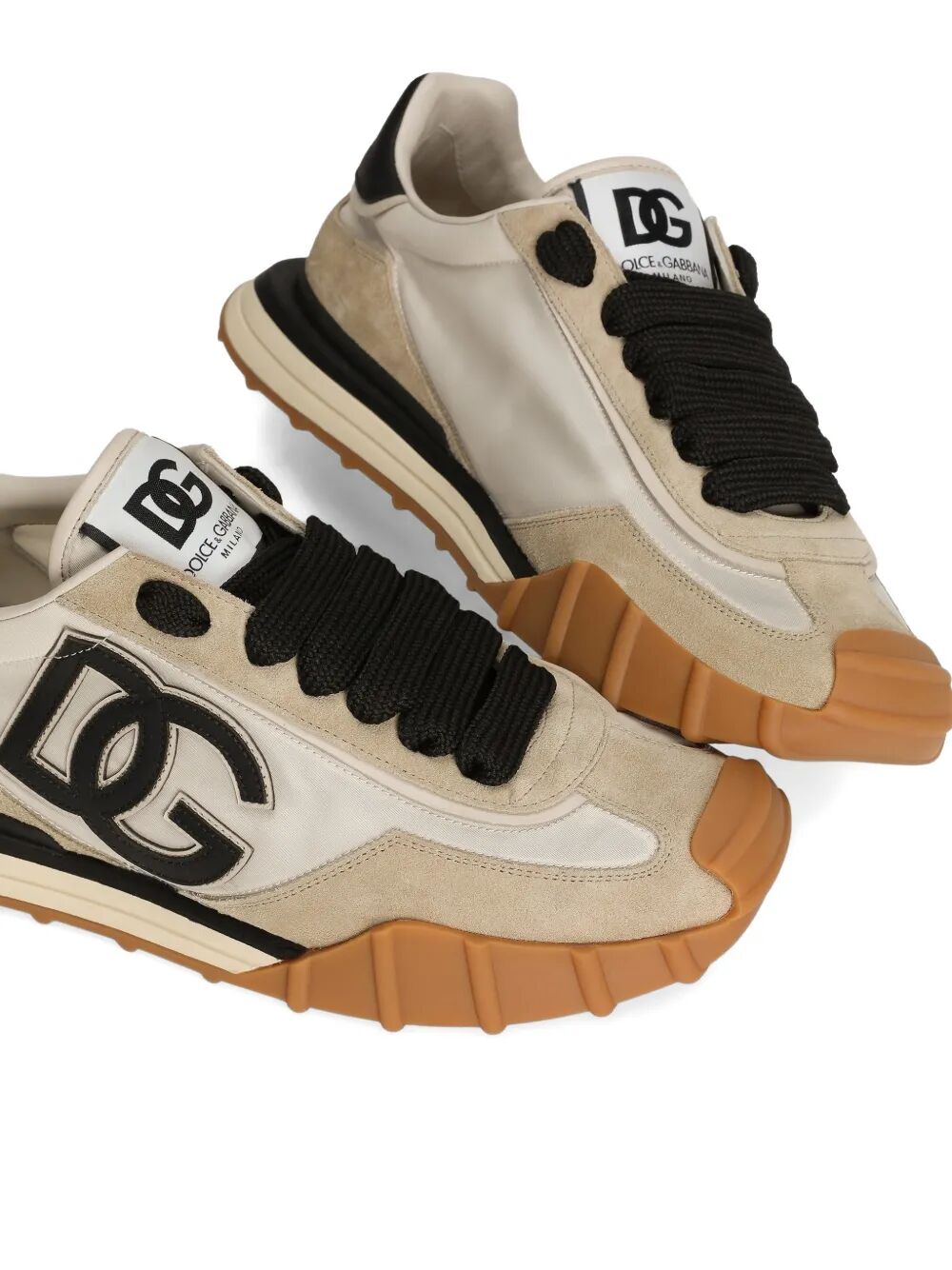 Dolce & Gabbana Men Nylon And Suede Dg Athletic Sneakers DOLCE & GABBANA