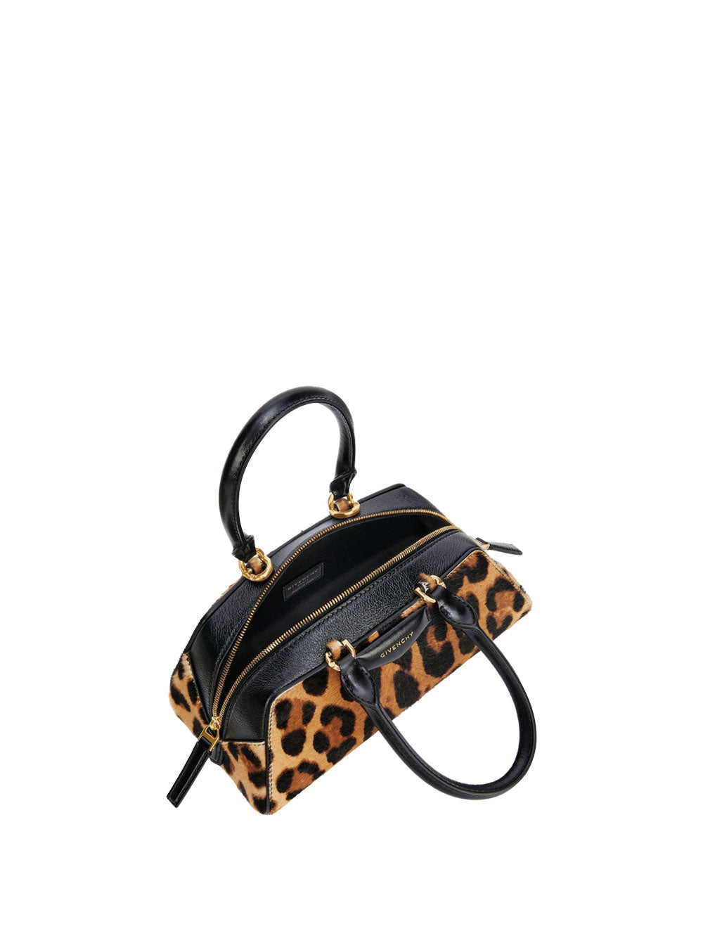 Givenchy Women Mini Antigona East-West Bag In Leopard Pony Effect Leather GIVENCHY