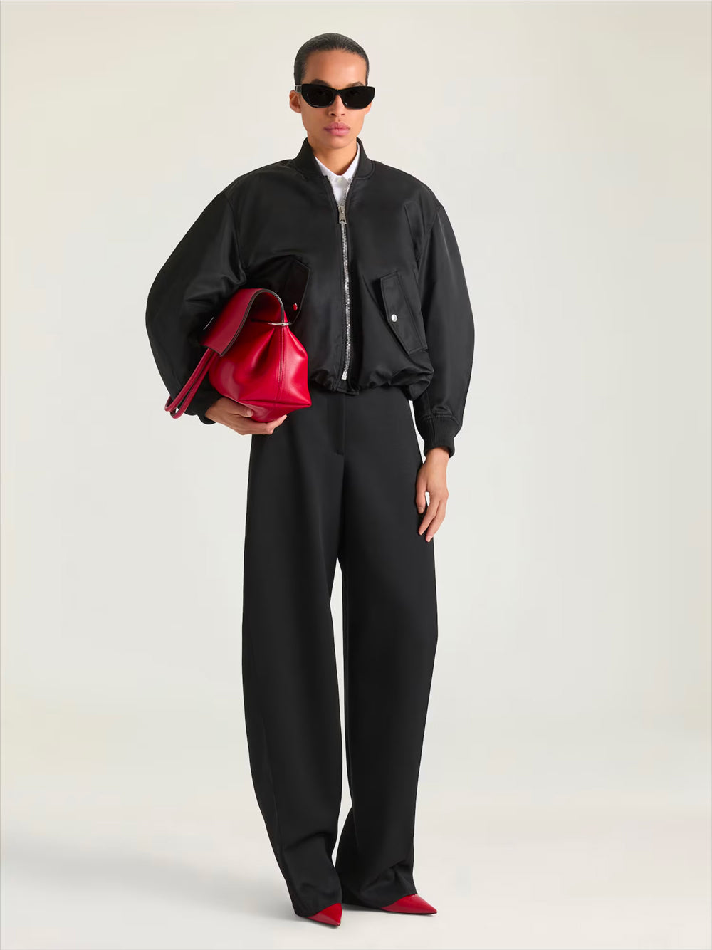 Givenchy Women Cropped Cocoon Bomber GIVENCHY