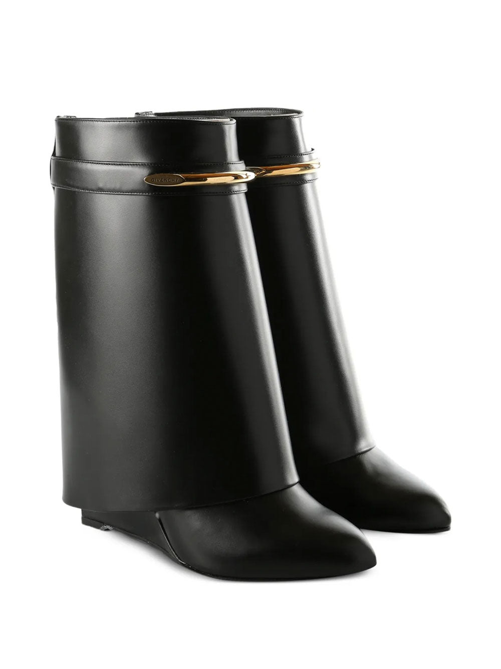 Givenchy Women Shark 95 Leather Ankle Boots GIVENCHY