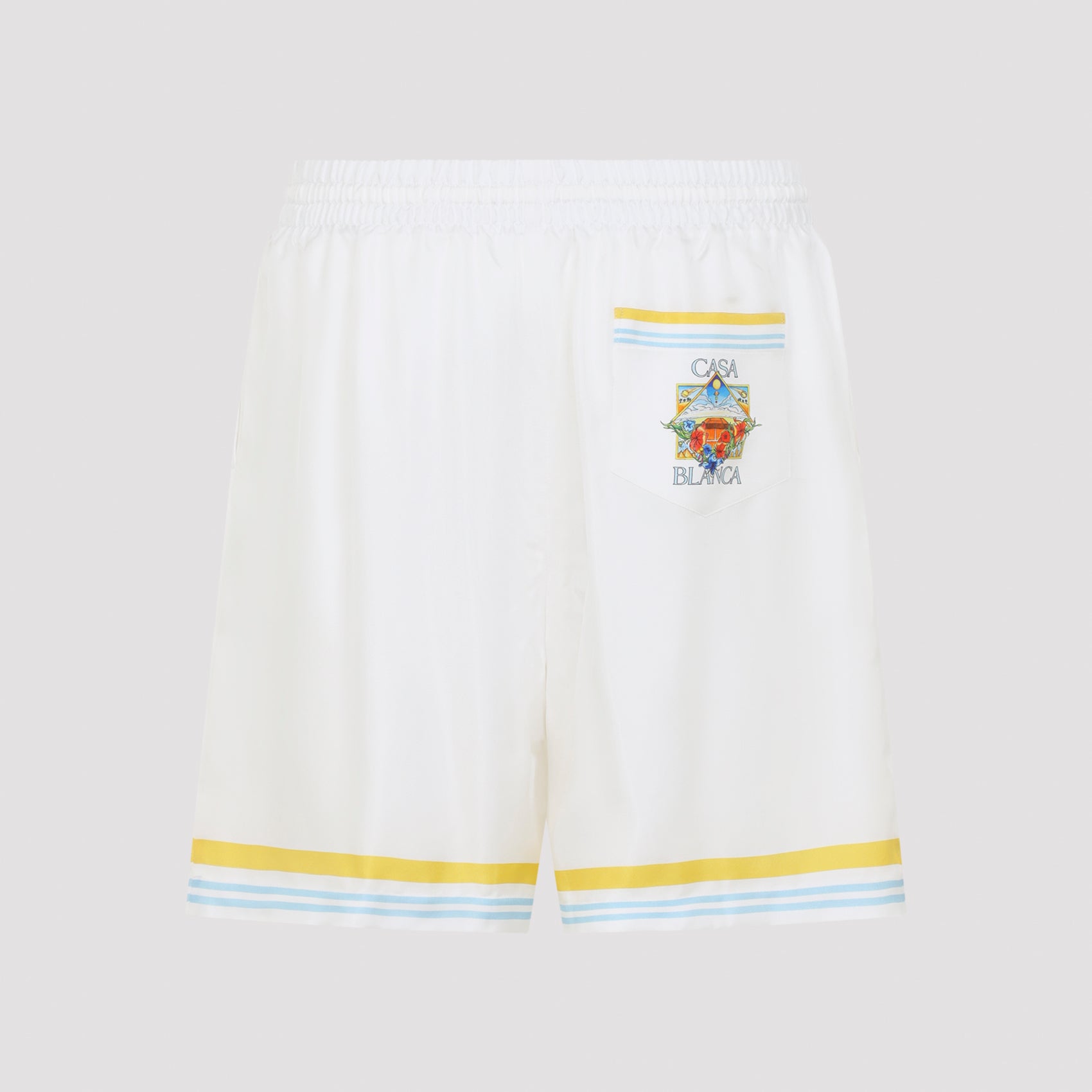 Casablanca Flower Court Icon Shorts Men CASABLANCA