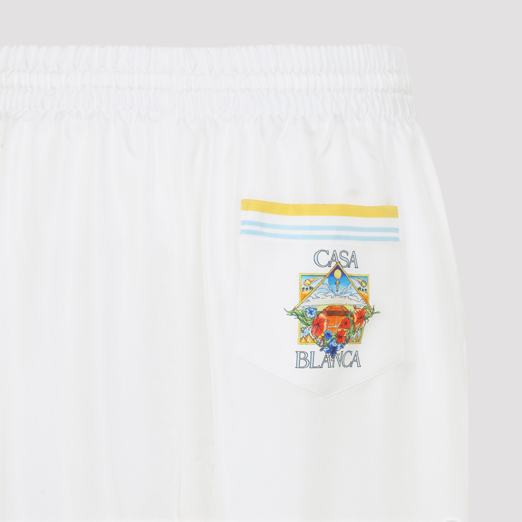 Casablanca Flower Court Icon Shorts Men CASABLANCA