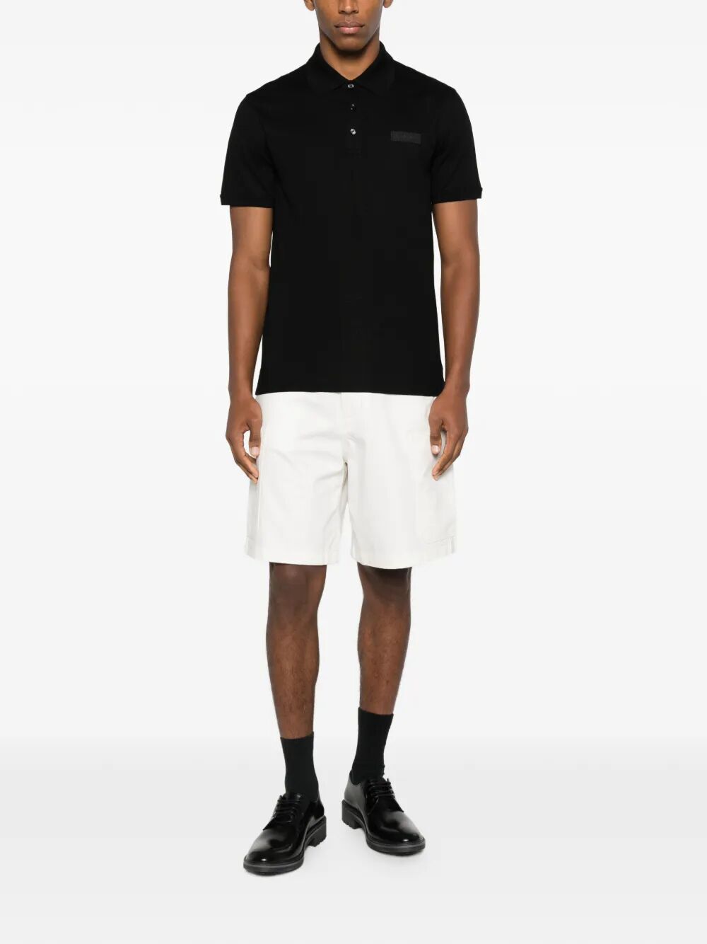 Givenchy Men Givenchy Paris Gros Grain Cotton Polo GIVENCHY