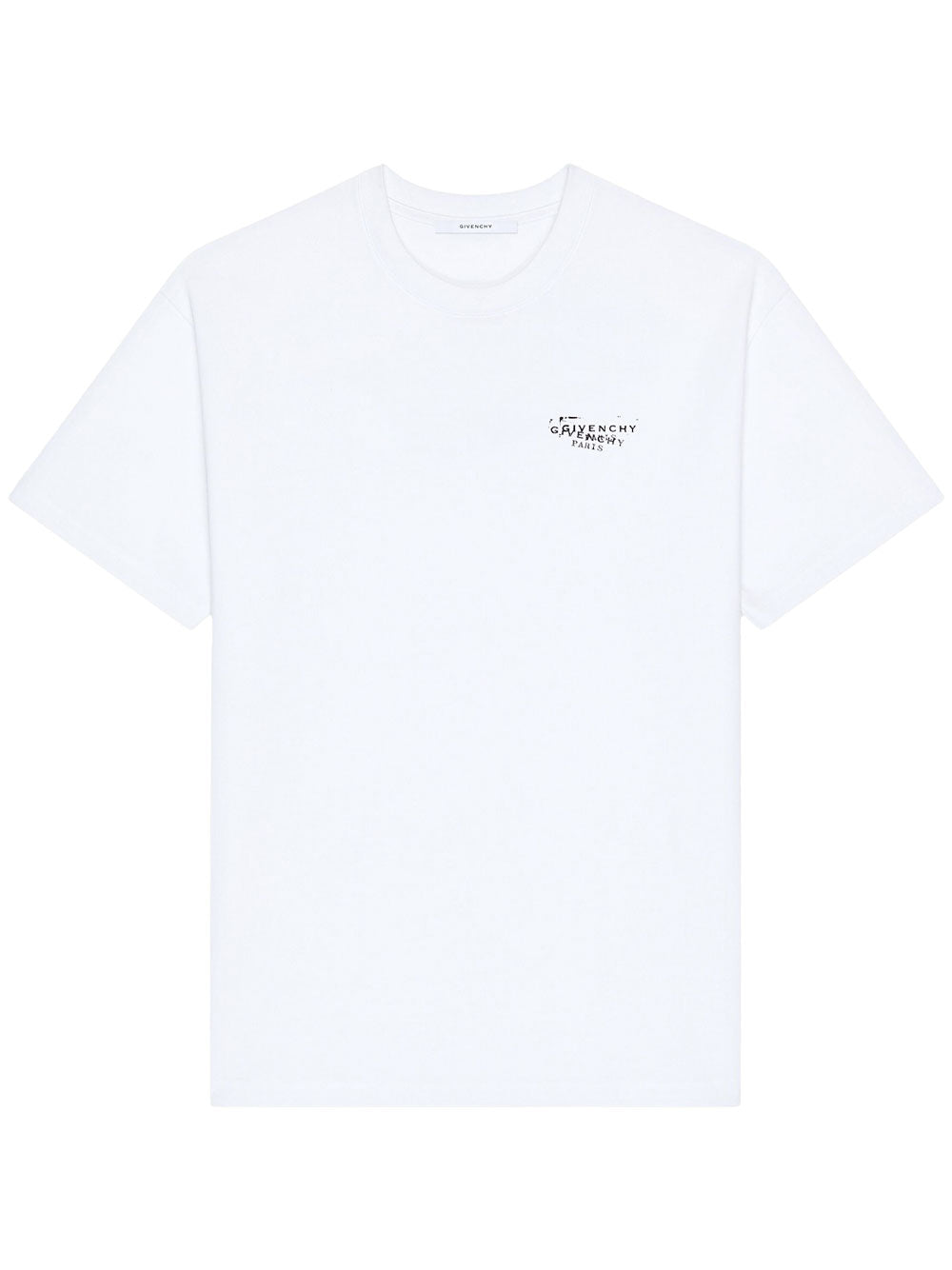 Givenchy Men Givenchy Stamp Print Cotton T-Shirt GIVENCHY