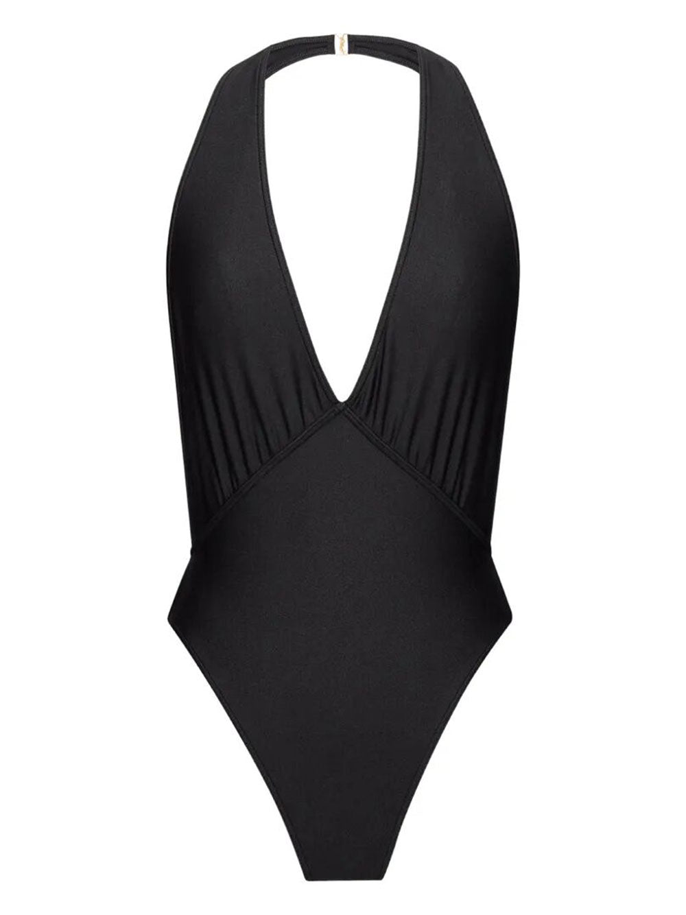 Saint Laurent Women Backless Halter Swimsuit SAINT LAURENT