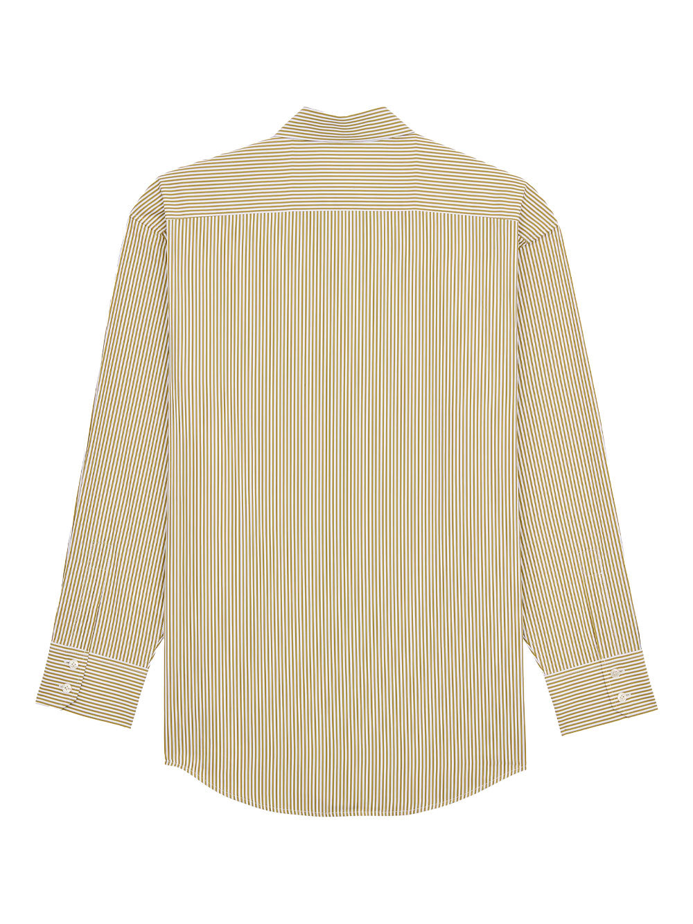 Saint Laurent Women Striped Cotton Poplin Cassandre Shirt SAINT LAURENT