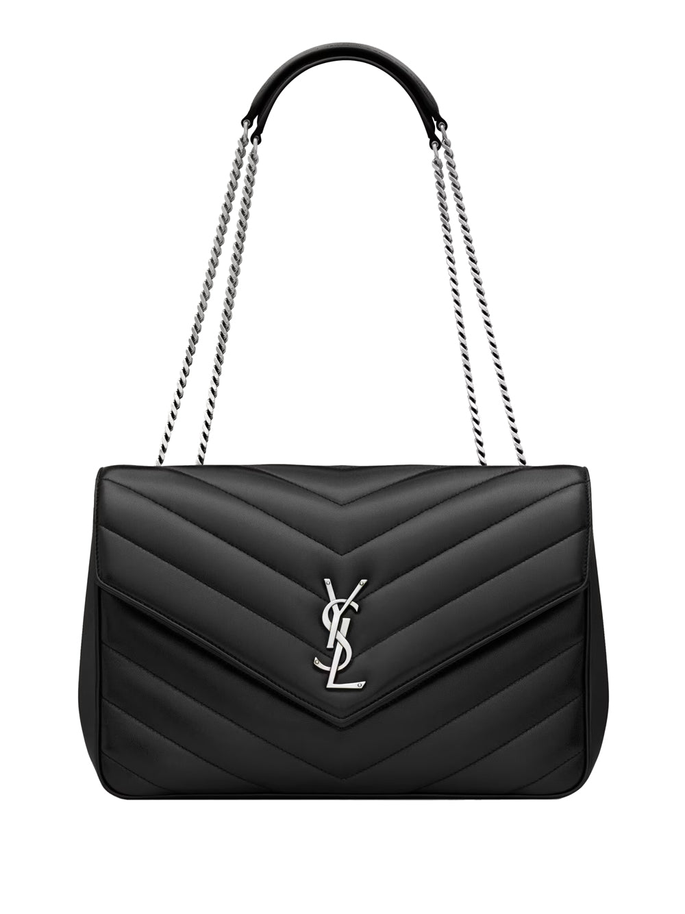 Saint Laurent Women Loulou Large In Matelassé Lambskin