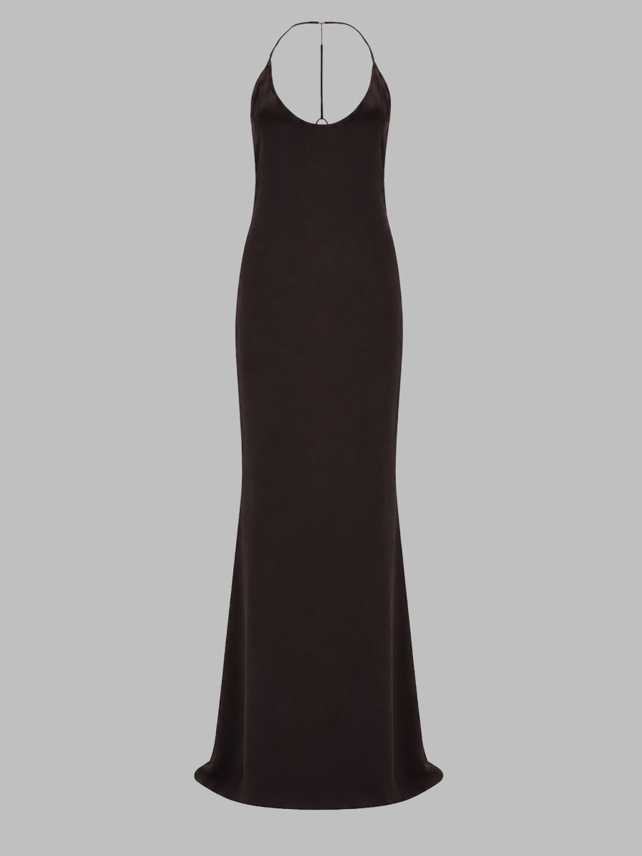 Tom Ford Women Abito Lungo In Satin Di Seta TOM FORD