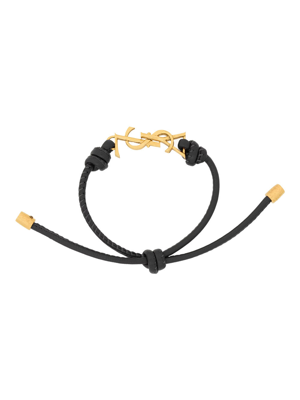 Saint Laurent Women Cassandre Leather Cord Bracelet SAINT LAURENT