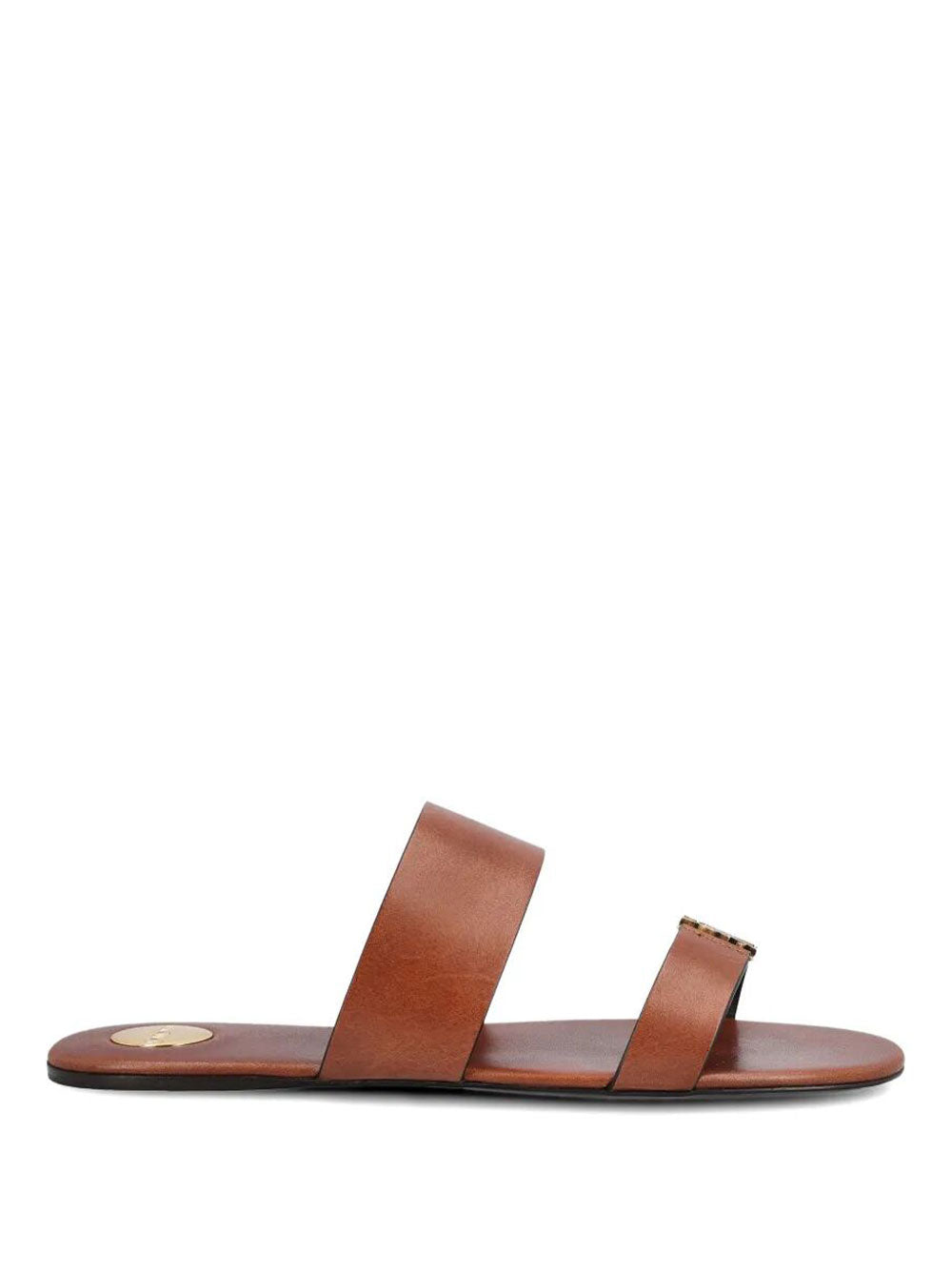 Saint Laurent Women Babylone Slides In Smooth Leather SAINT LAURENT