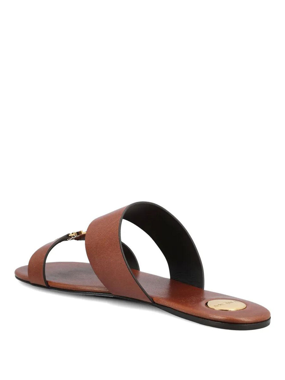 Saint Laurent Women Babylone Slides In Smooth Leather SAINT LAURENT