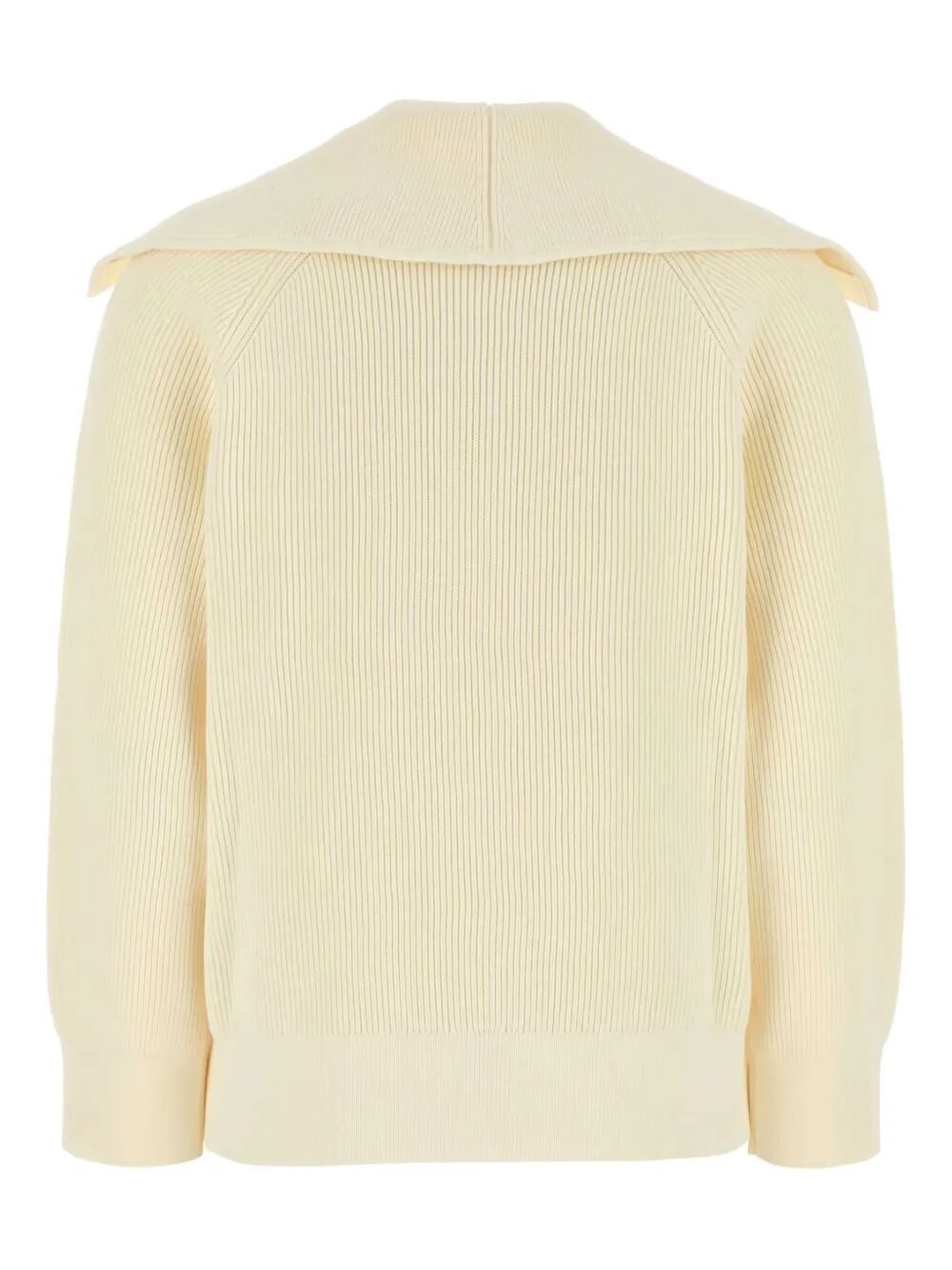 Bottega Veneta Women Knot Buttons Ribbed Wool Cardigan BOTTEGA VENETA