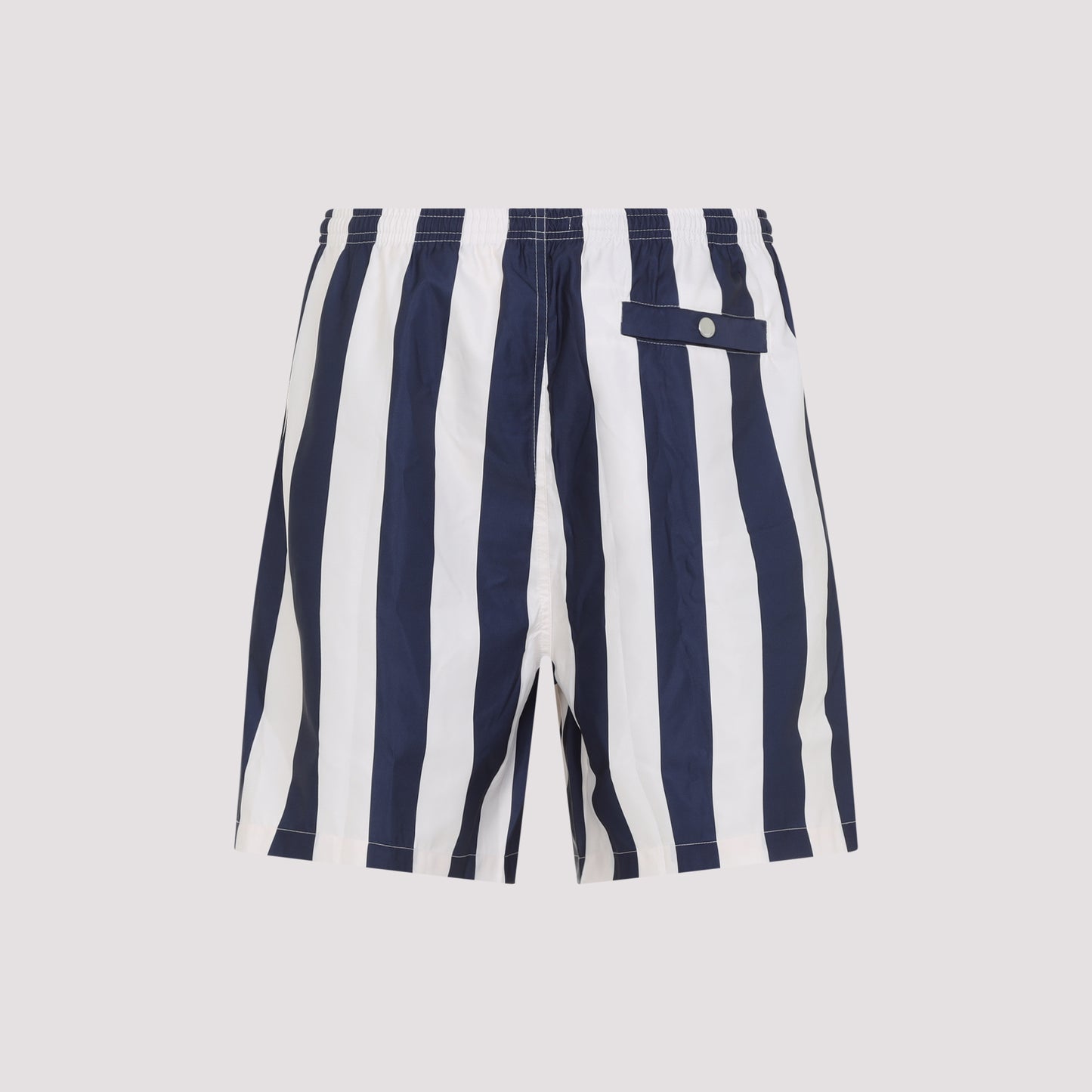Ami Long Stripes Swim Shorts Men AMI PARIS