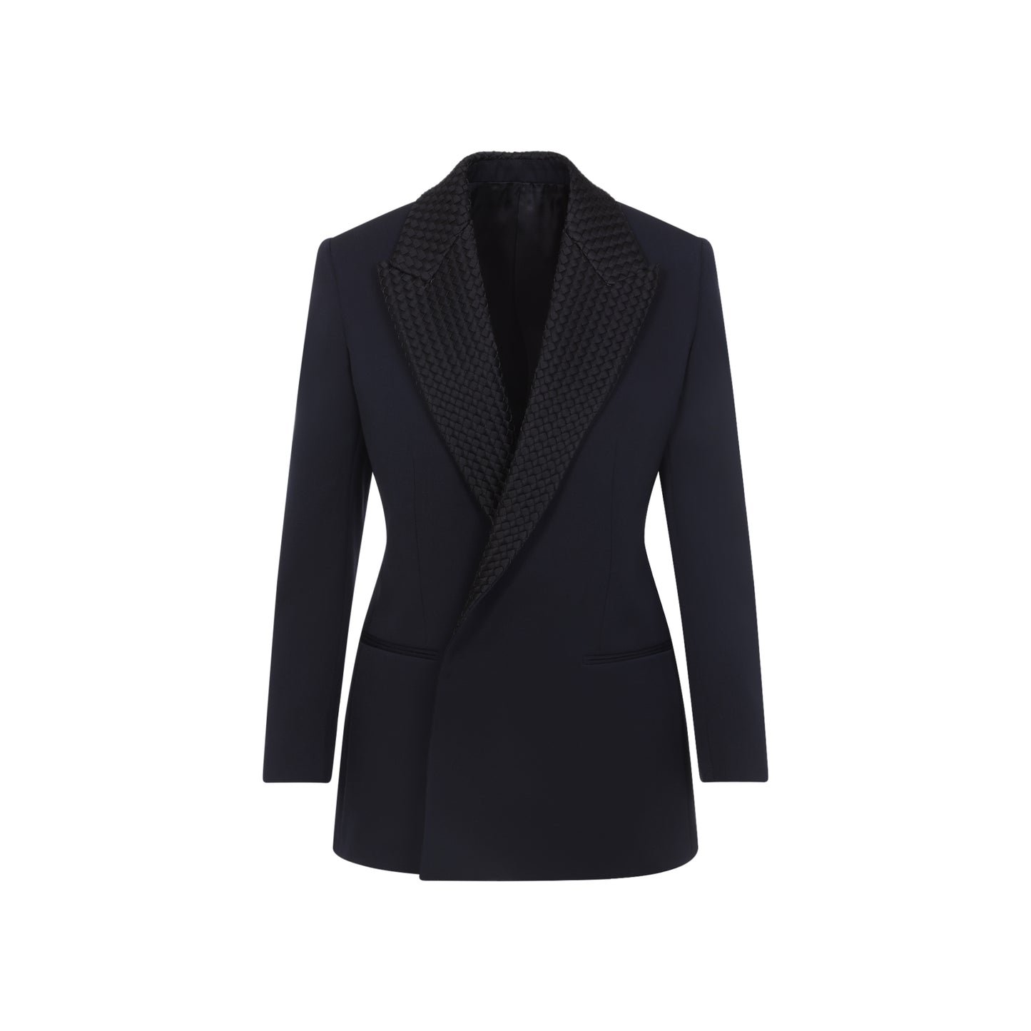 Bottega Veneta Intrecciato Collar Tuxedo Jacket Women BOTTEGA VENETA