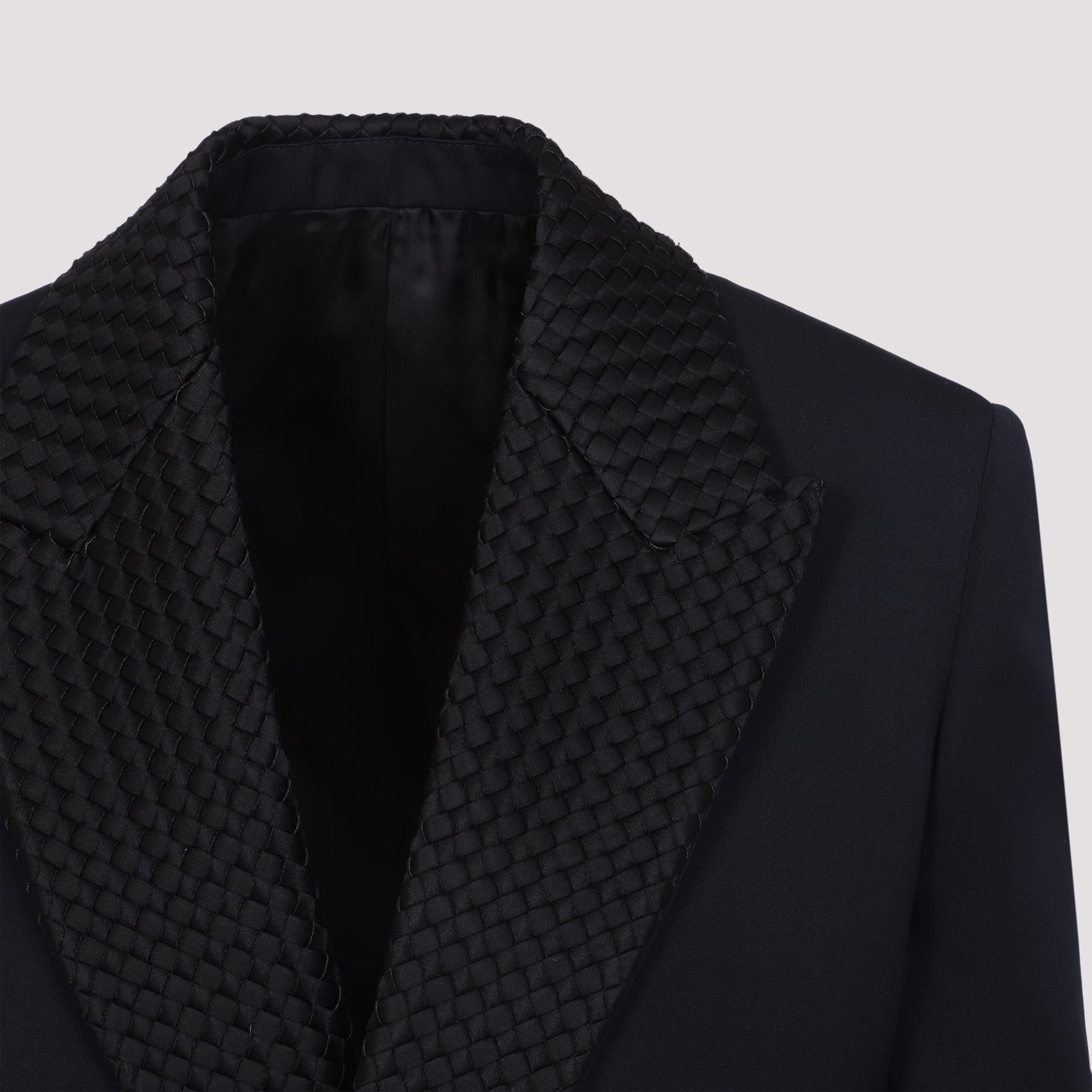Bottega Veneta Intrecciato Collar Tuxedo Jacket Women BOTTEGA VENETA