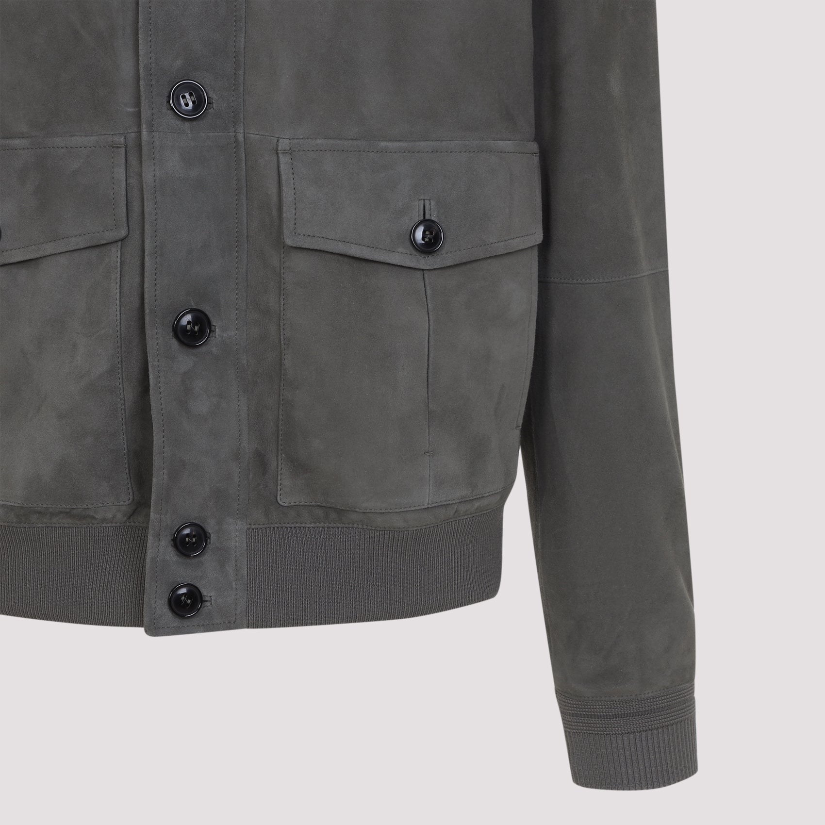 Zegna Leather Blouson Jacket Men ZEGNA