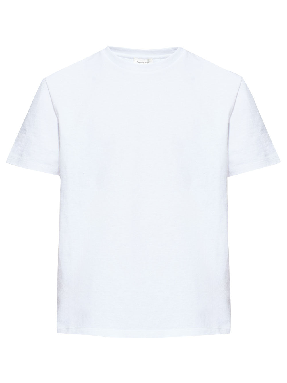 Saint Laurent Men Crewneck Cotton T-Shirt SAINT LAURENT