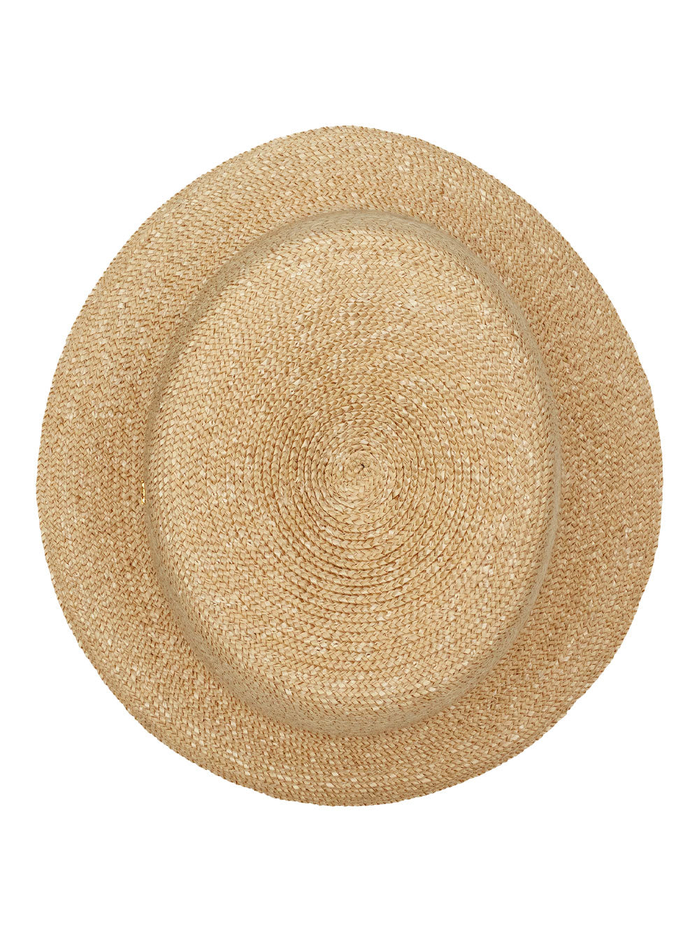 Saint Laurent Men Maglina Straw Bucket Hat With Cassandre Pin SAINT LAURENT