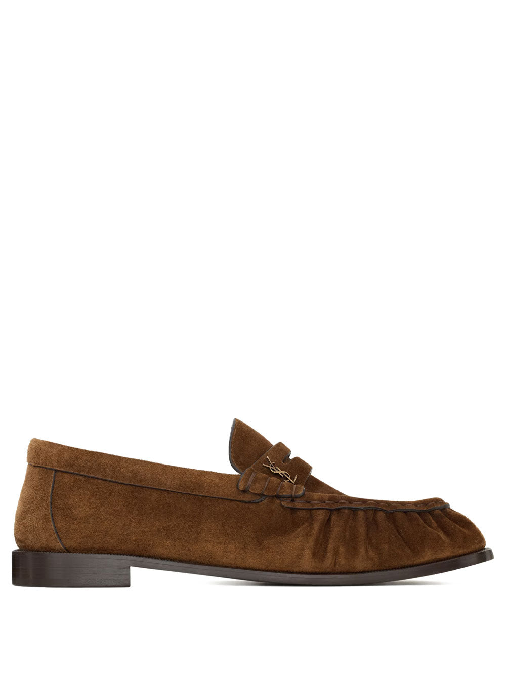 Saint Laurent Men Le Loafer Supple In Suede SAINT LAURENT