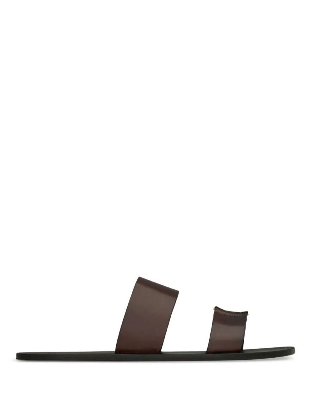 Saint Laurent Men Babylone Slides In Smooth Leather SAINT LAURENT